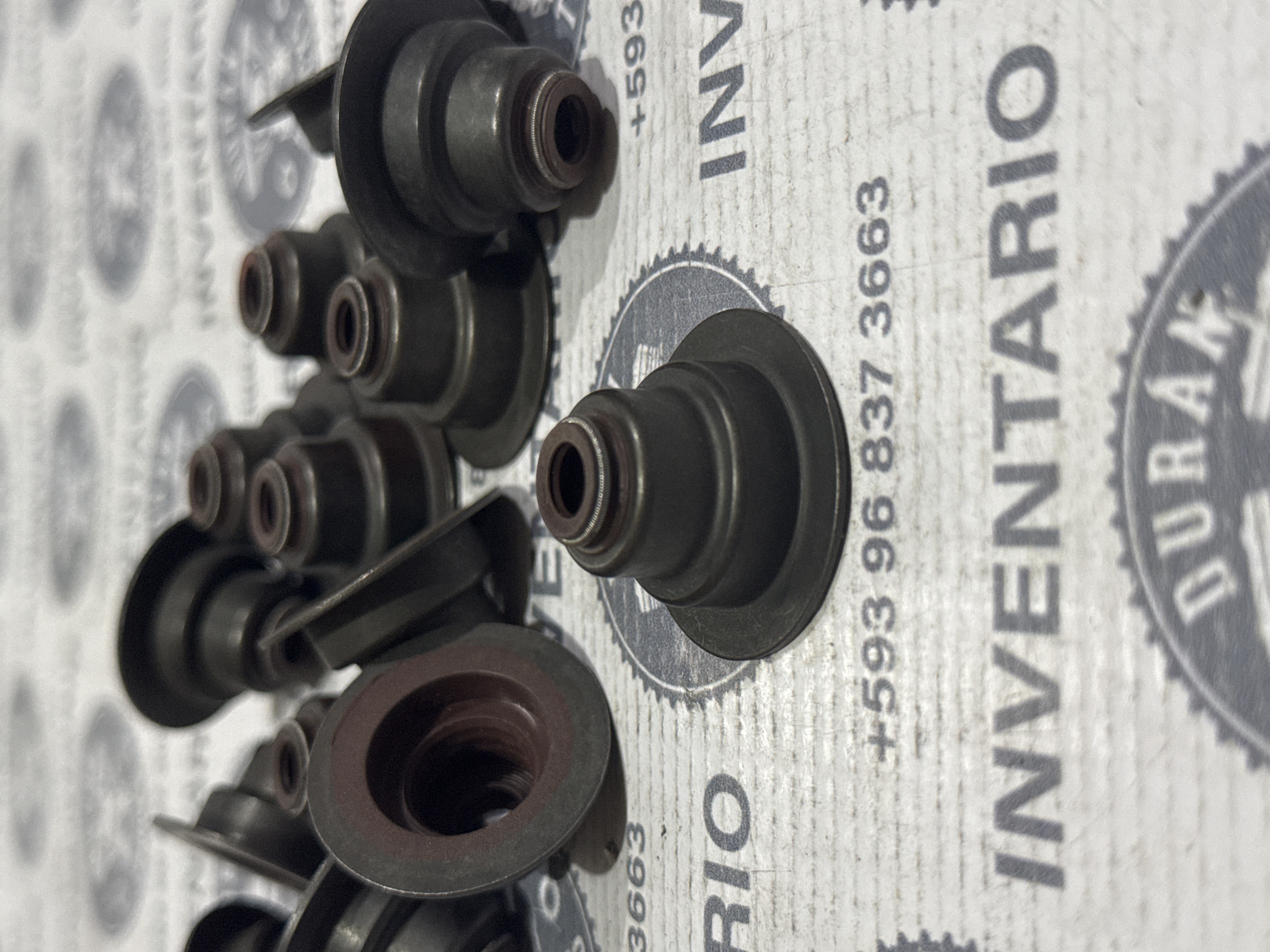 SELLOS DE VALVULA DE ADMISION Y ESCAPE MOTOR CUMMINS ISG BAJO