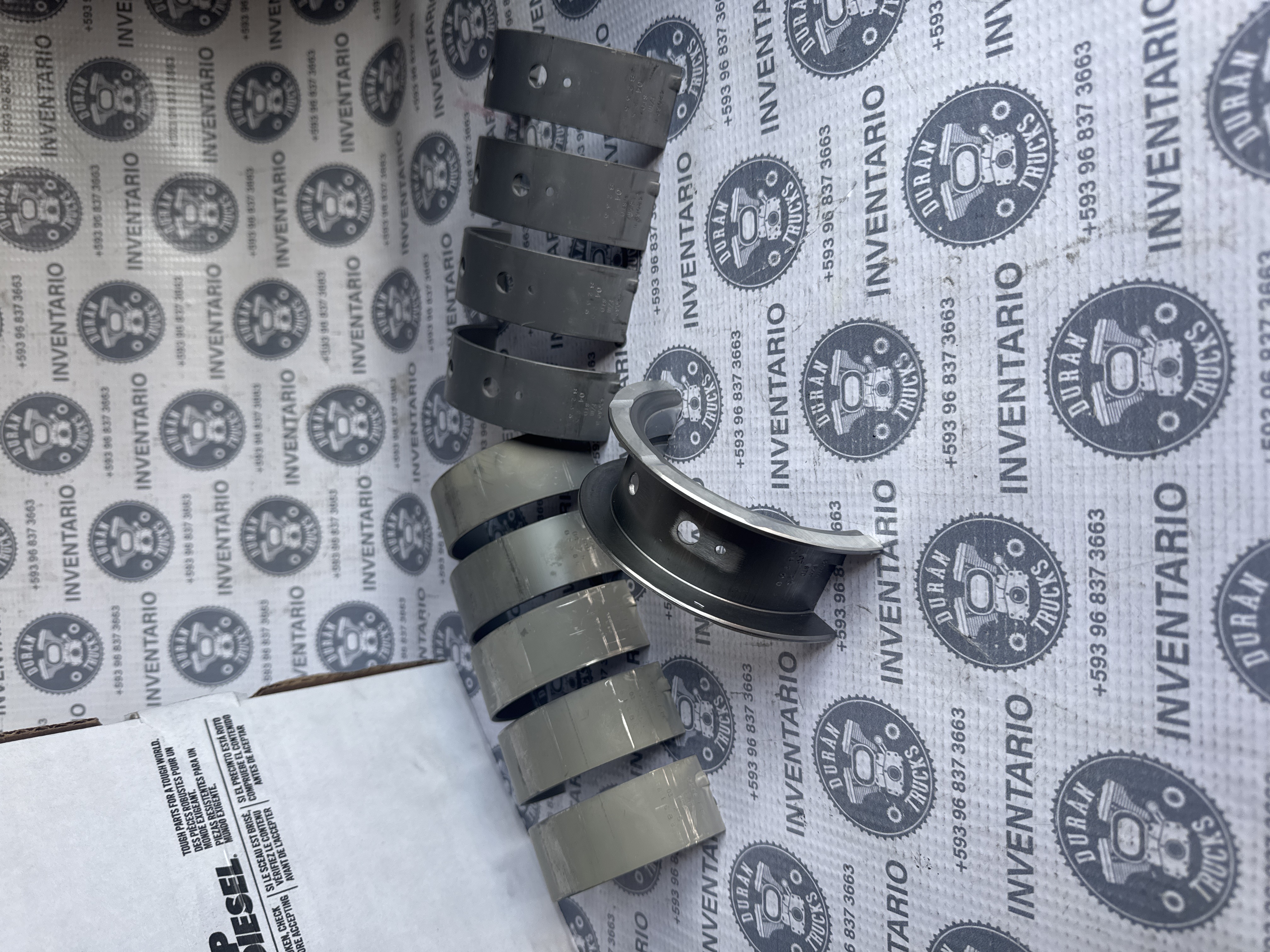 CHAPAS DE BANCADA STD CUMMINS 4BT  