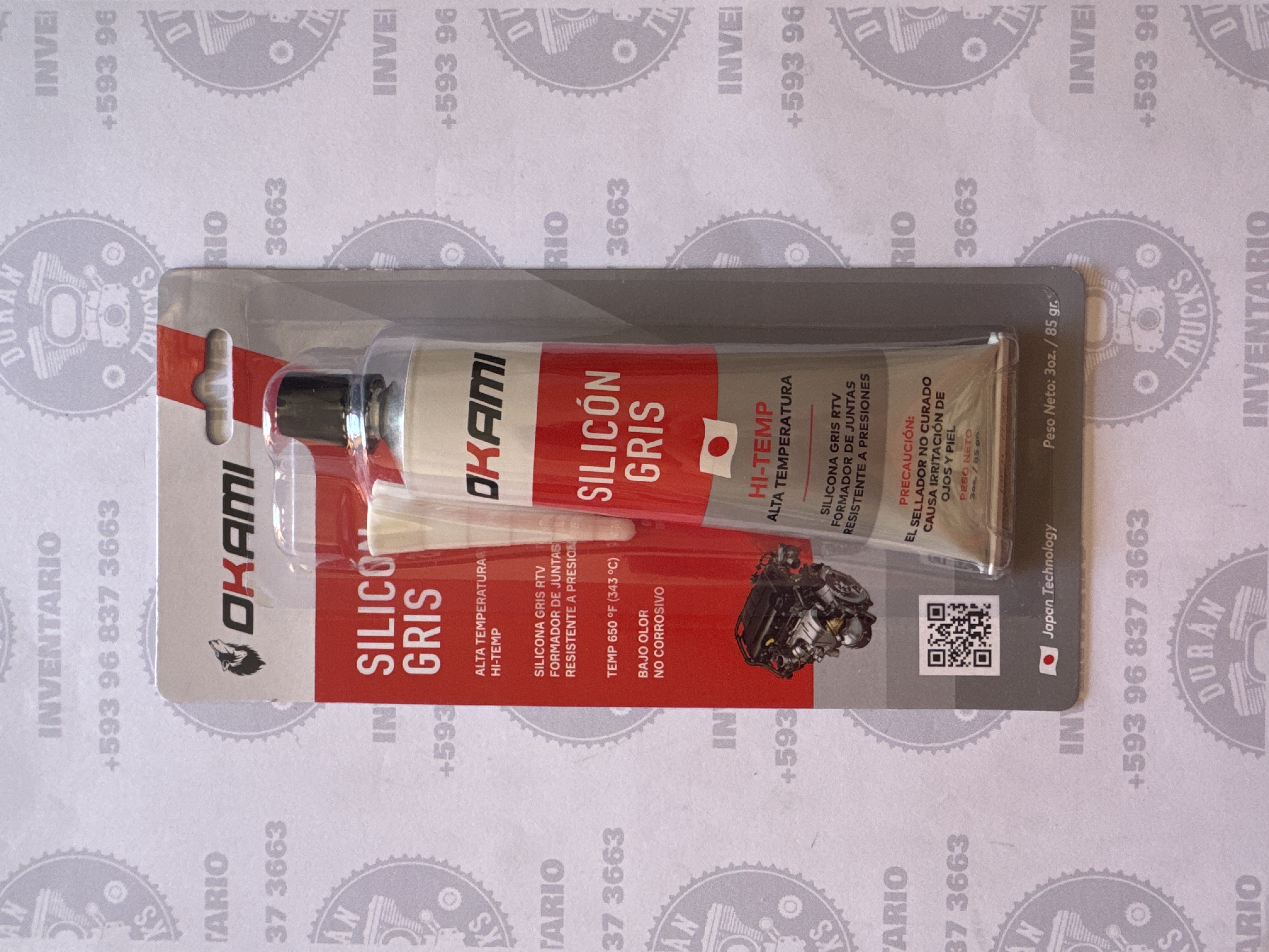 SILICON GRIS 3oz / 85gr