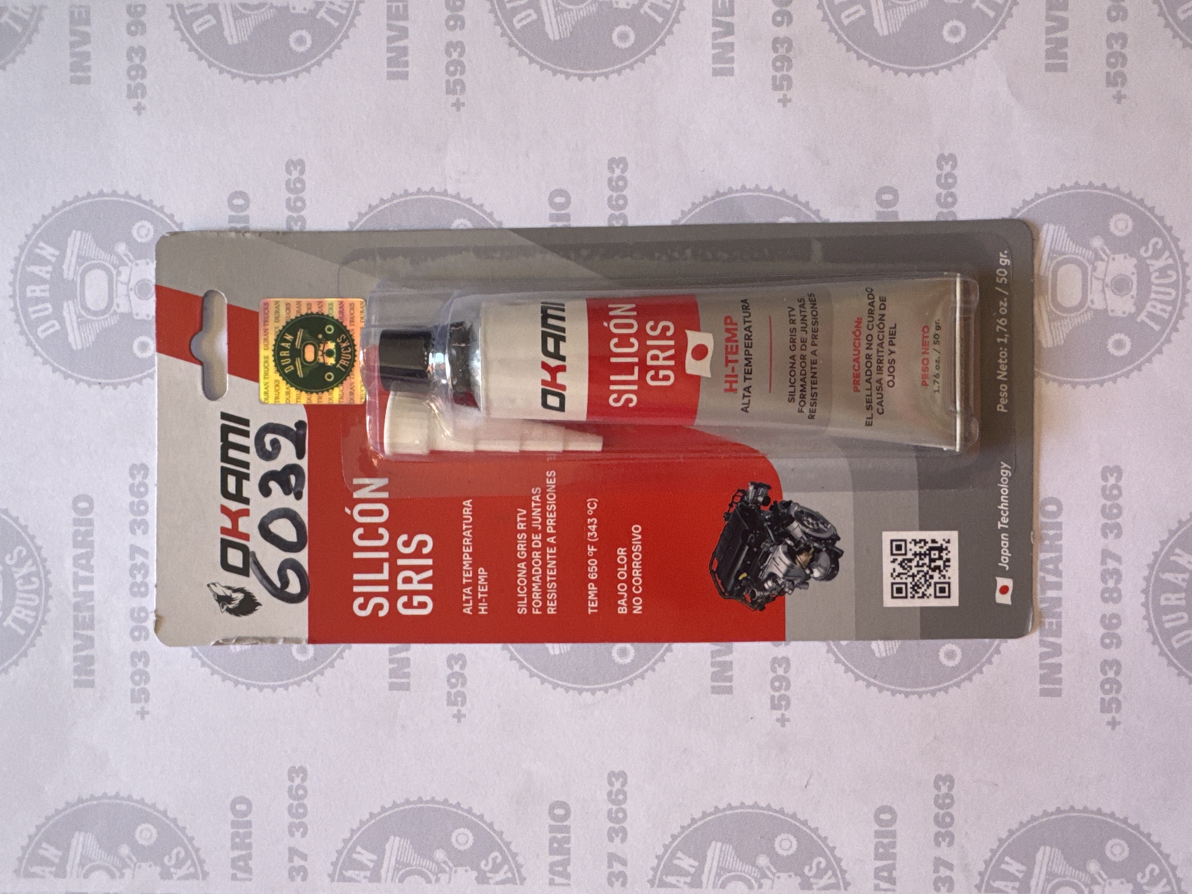 SILICON GRIS 1.75oz / 50gr