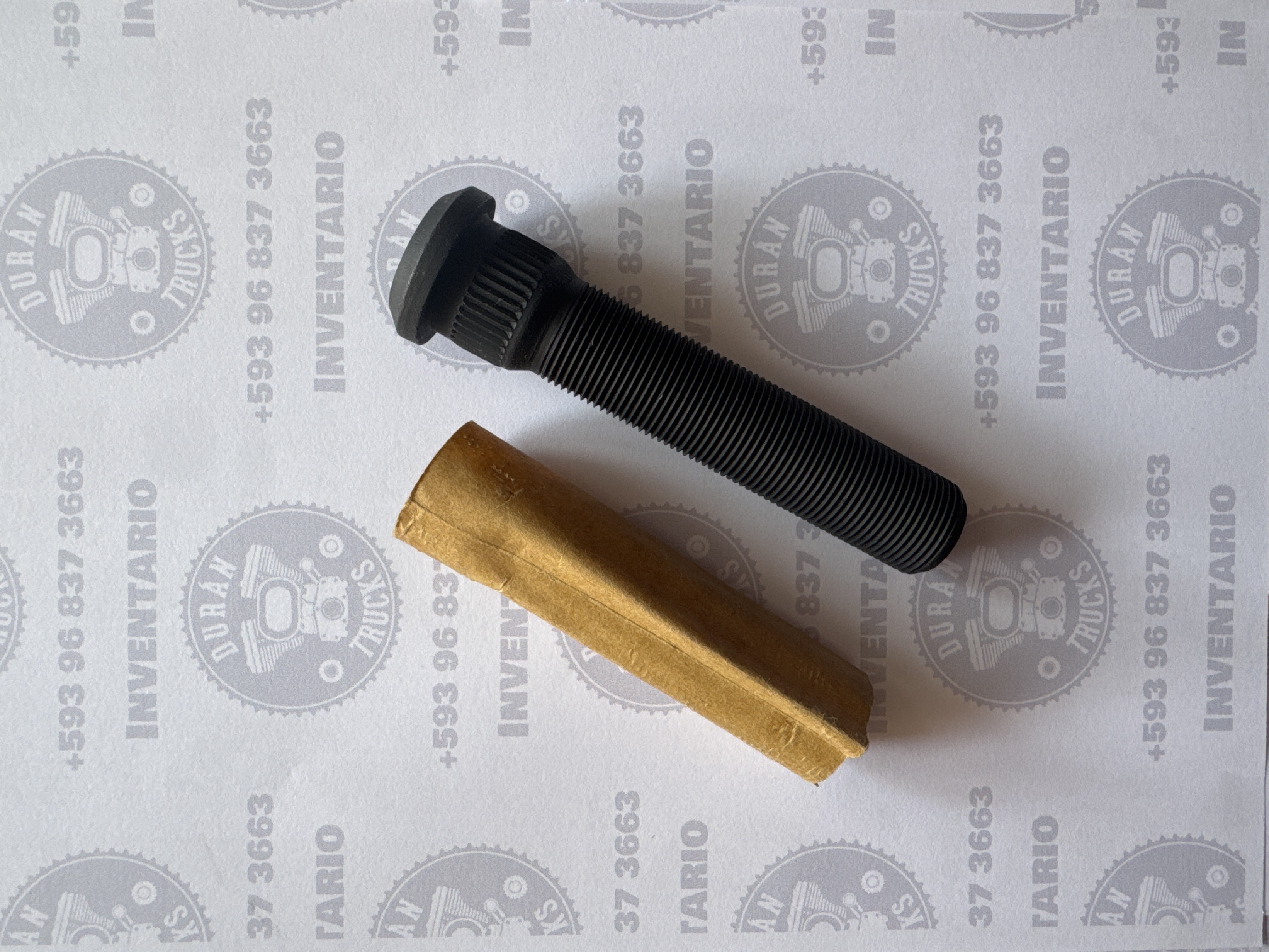 PERNO DE RUEDA CON TUERCA PARA ARO TIPO DISCO 4 1/2"