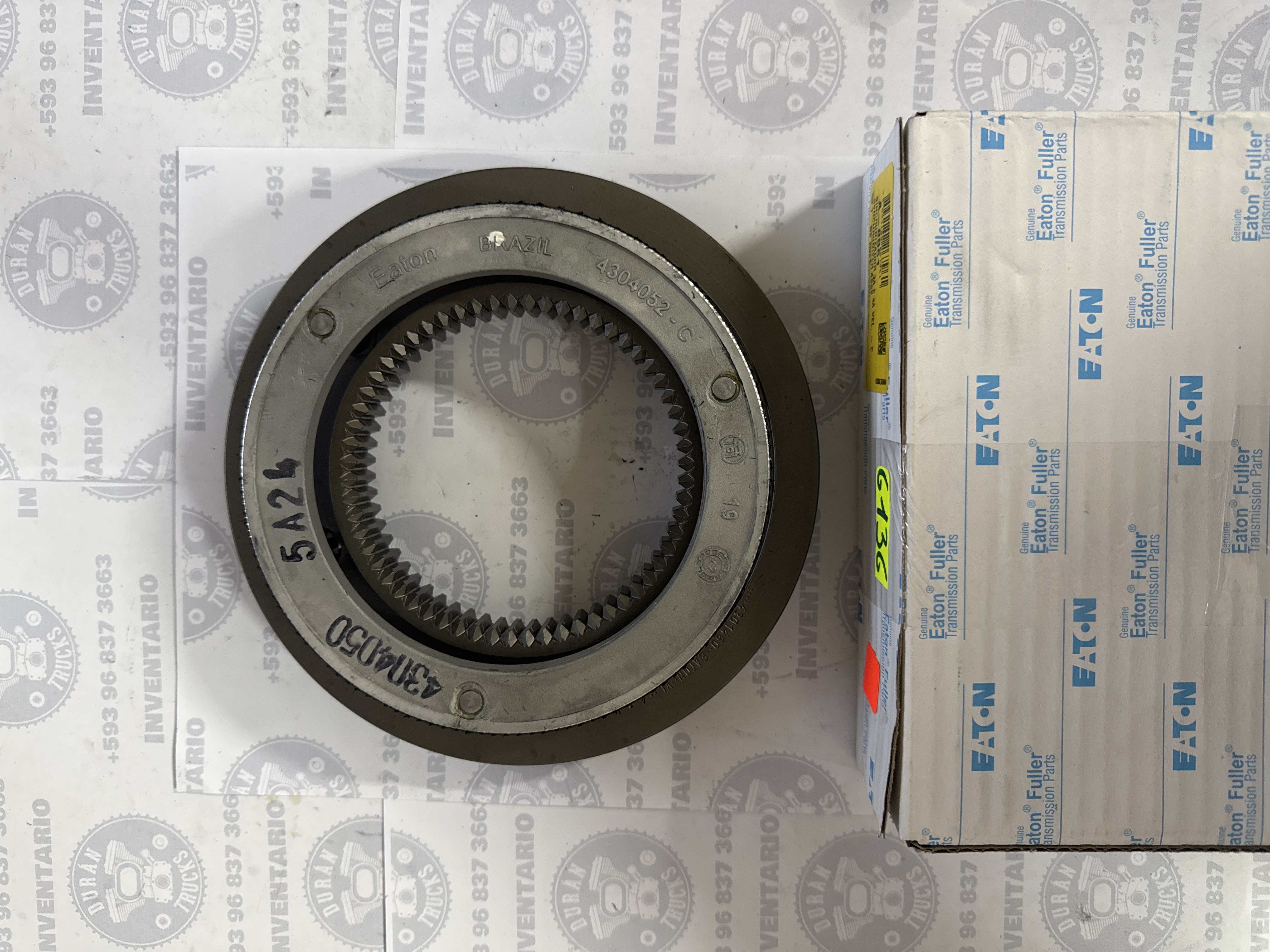 SINCRONIZADO DE CAJA DE CAMBIOS 3ra Y 4ta EATON BRAZILERA ENBUELTA EN CINTA