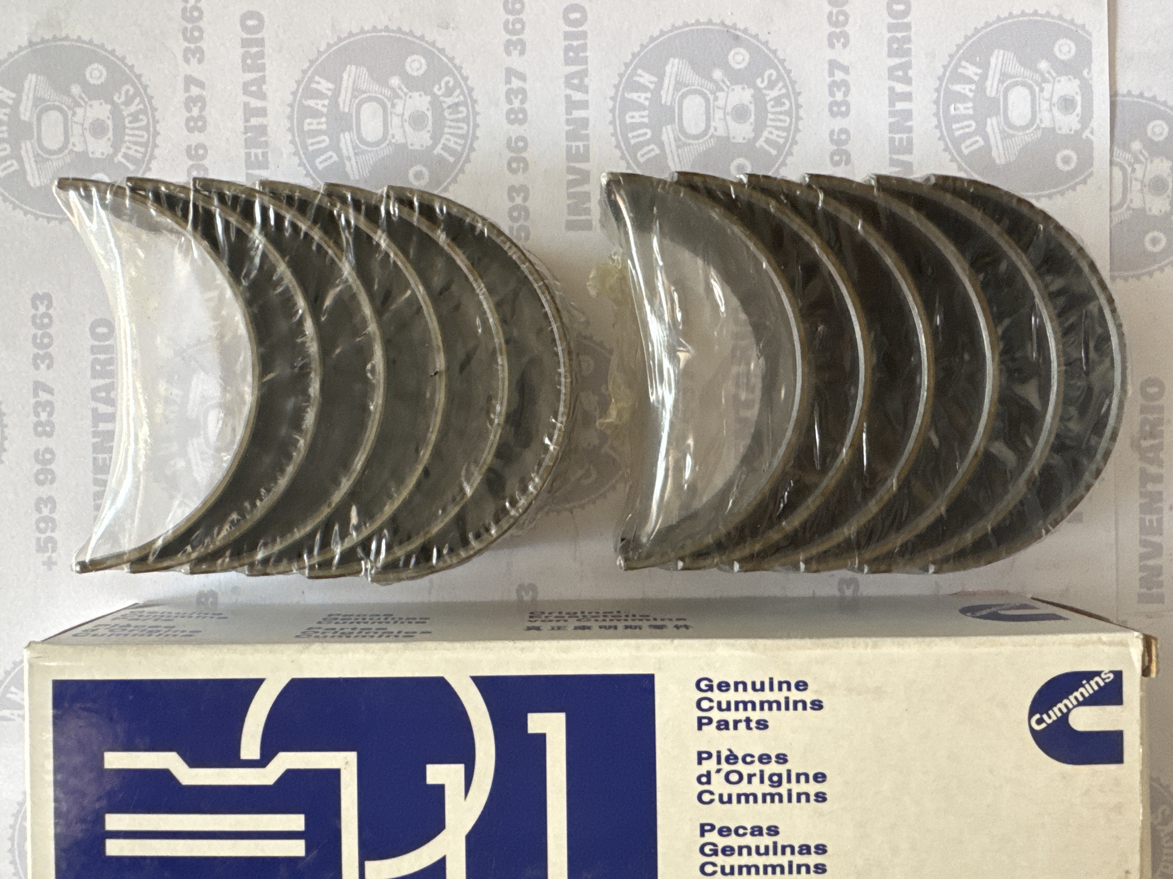 KIT DE CHAPAS DE BIELA CUMMINS ISL