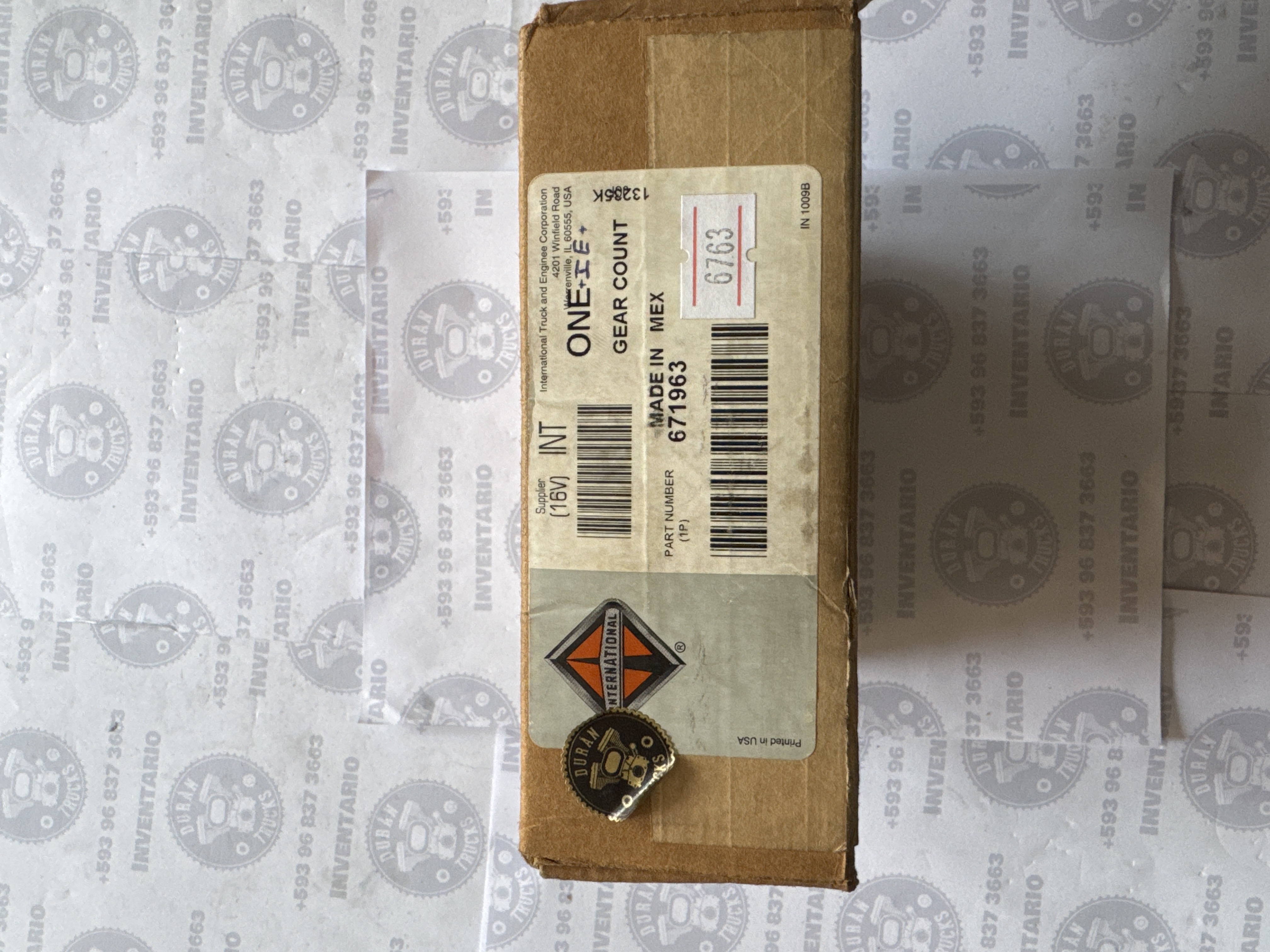 PIÑON DE TERCERA DE CAJA DE CAMBIOS SPICER