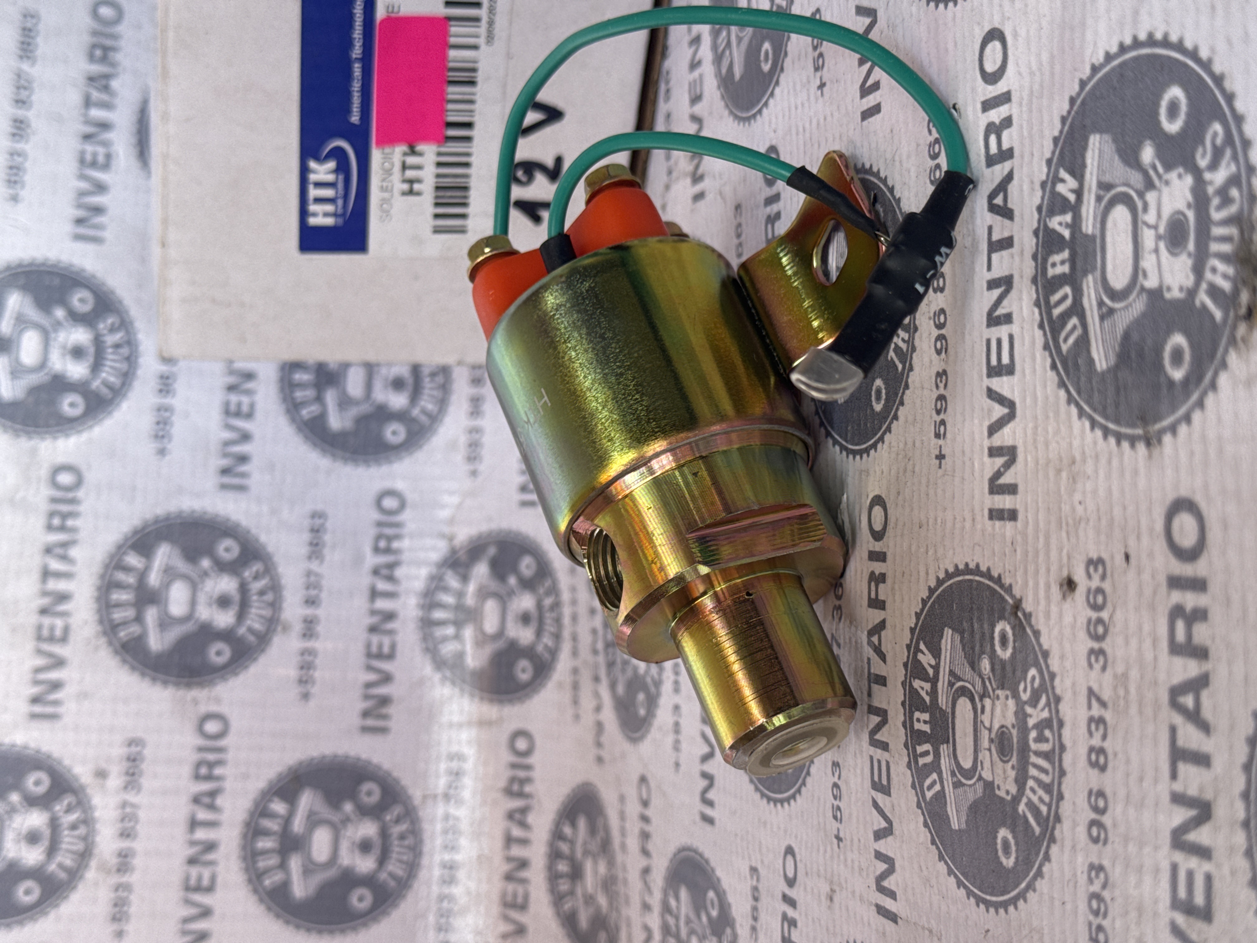 VALVULA SELENOIDE DE AIRE 12V 120PSI - foto 2