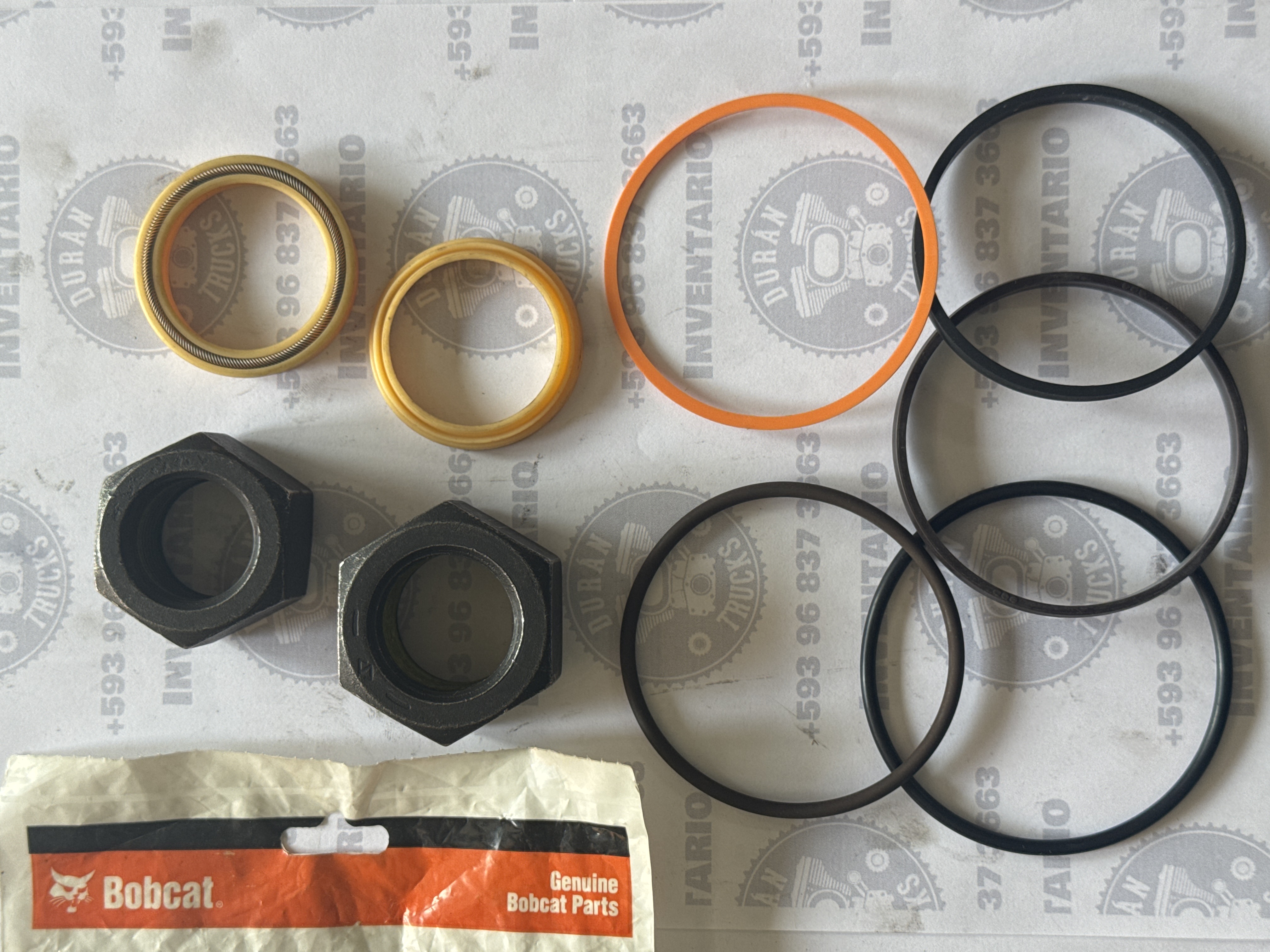 KIT DE SELLOS HIDRAILCOS DE CUCHARON DE CARGA S630, S650, S750, S770, T630, T650, T750, T770