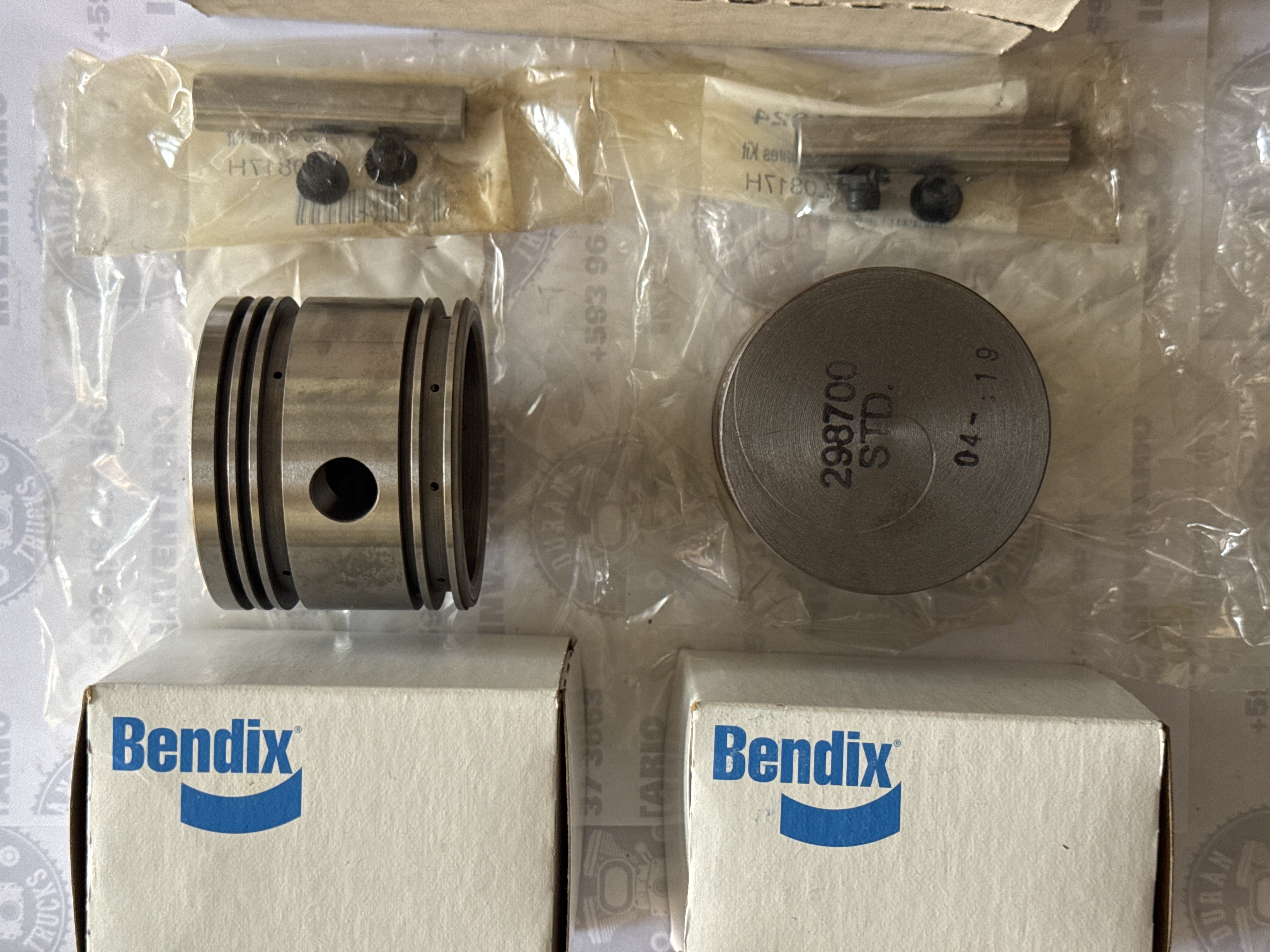 JGO. DE PISTONES STD COMPRESOR TUFLO 550 KODIAK INTERNATIONAL 4300 4700 4900 7400