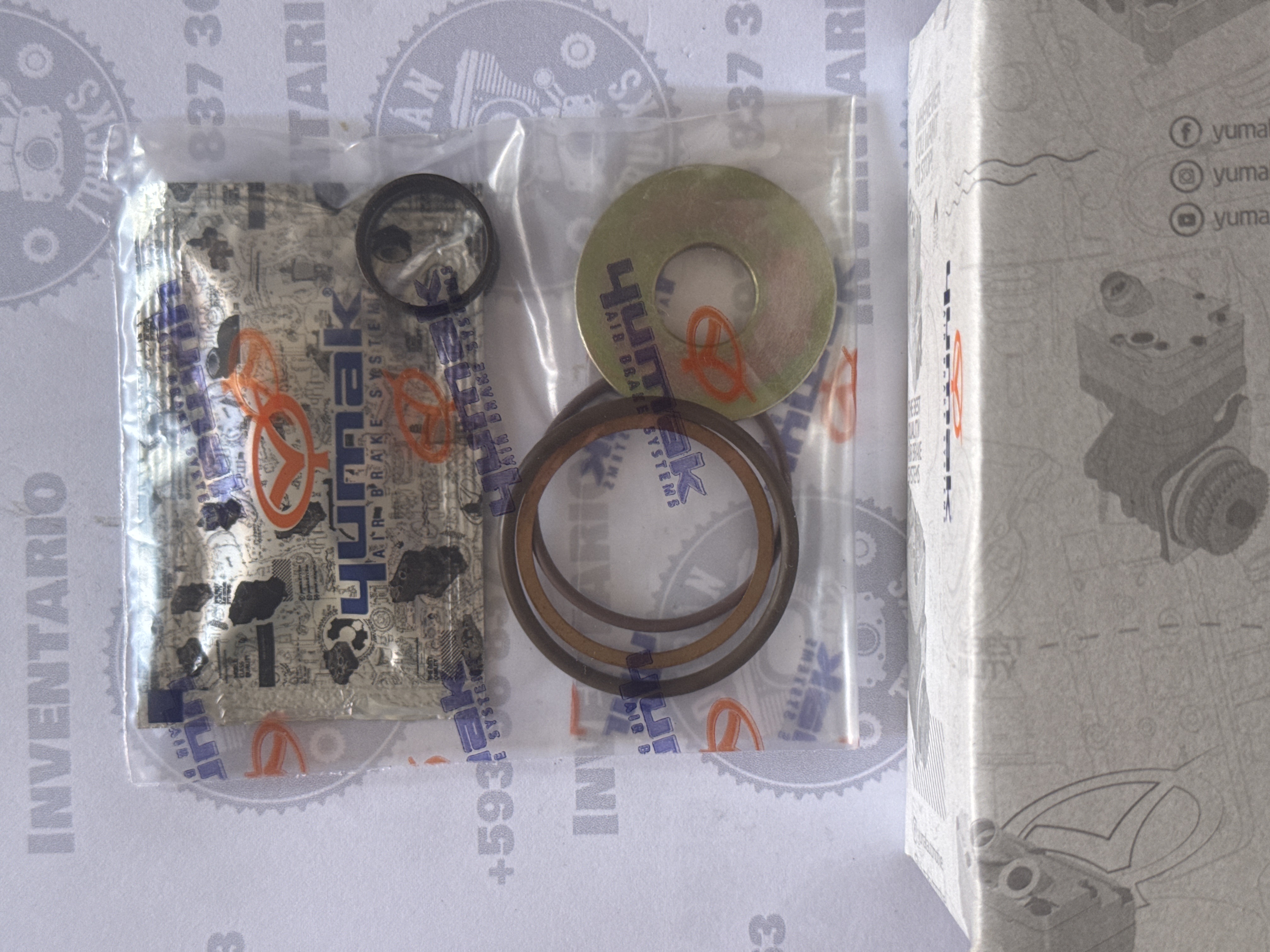 KIT DE VALVULA CUADRADA DE COMPRESOR HINO GH