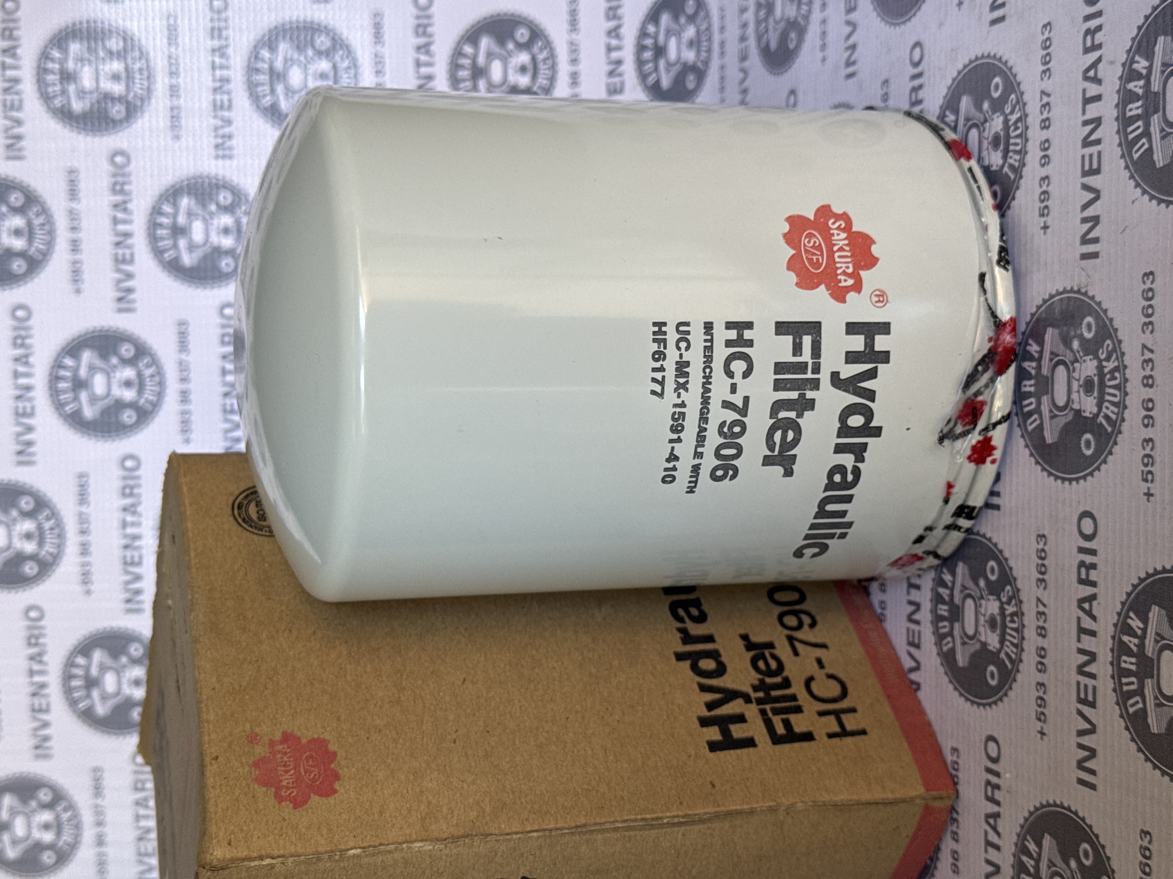 FILTRO DE ACEITE HIDRAULICO CAJA DE COMPACTACION