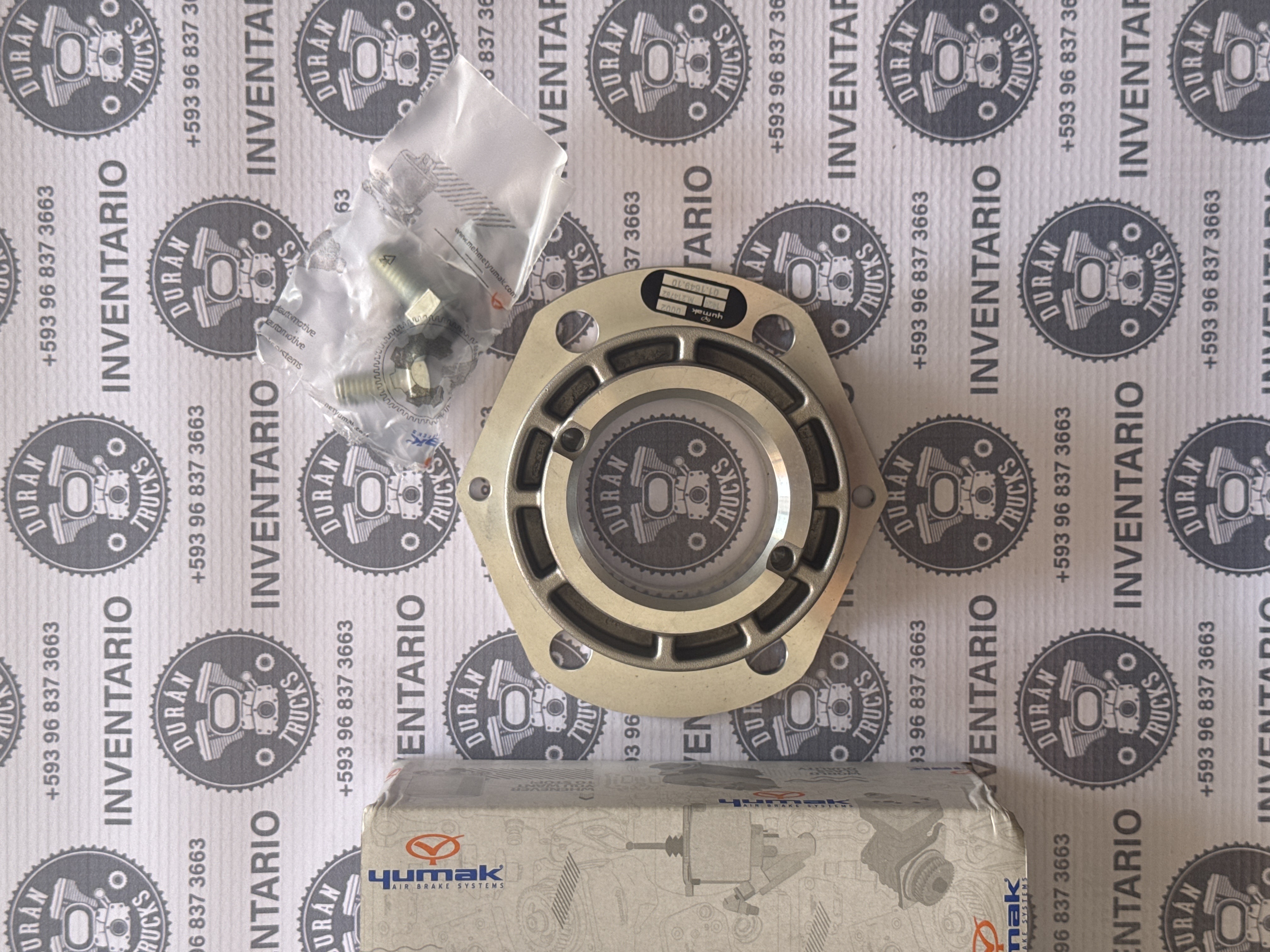 TAPA DE ALUMINIO POSTERIOR COMPRESOR 85mm 6BT - 6CT VW