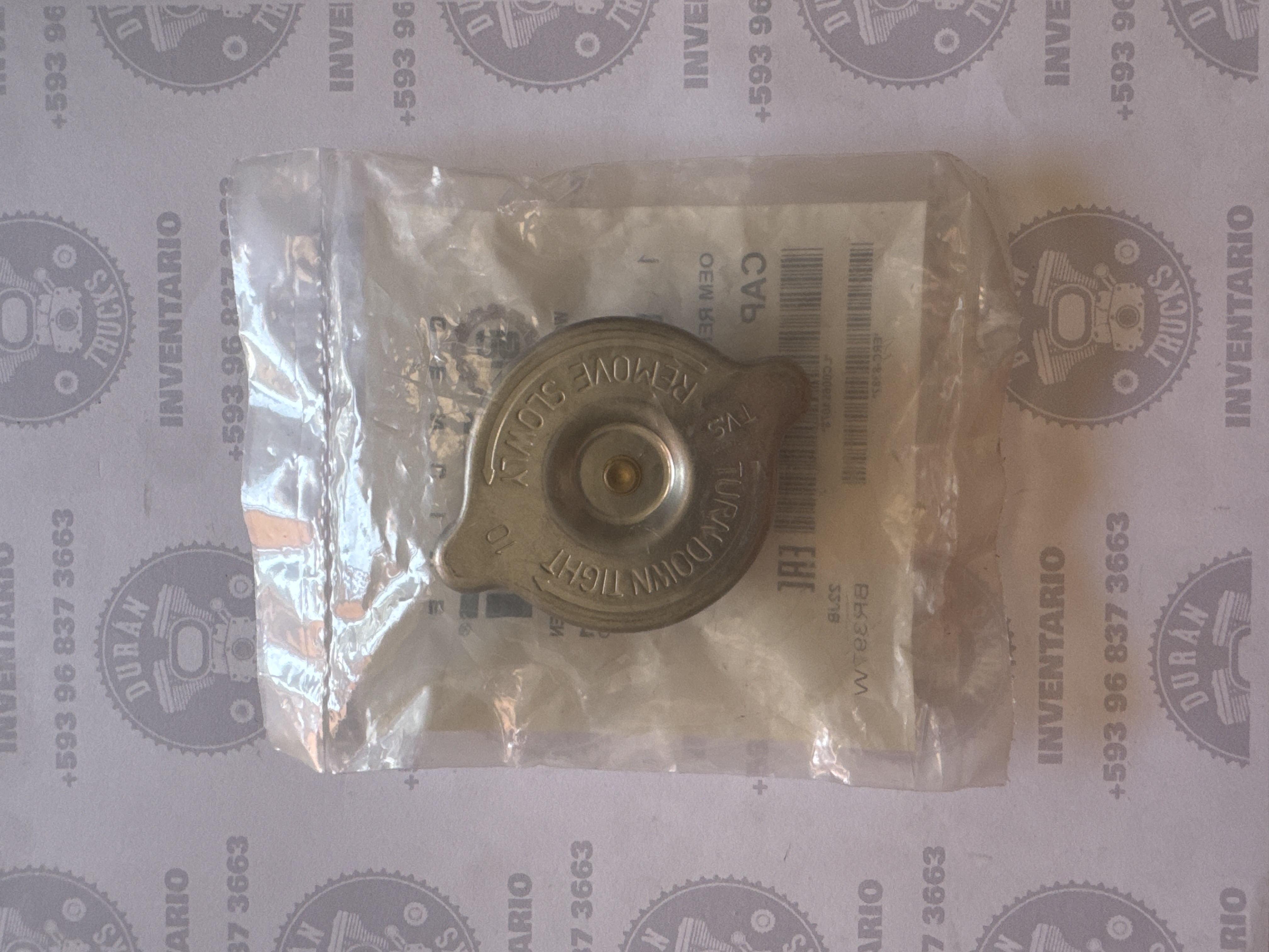 TAPA DE RADIADOR DE 10 LIBRAS