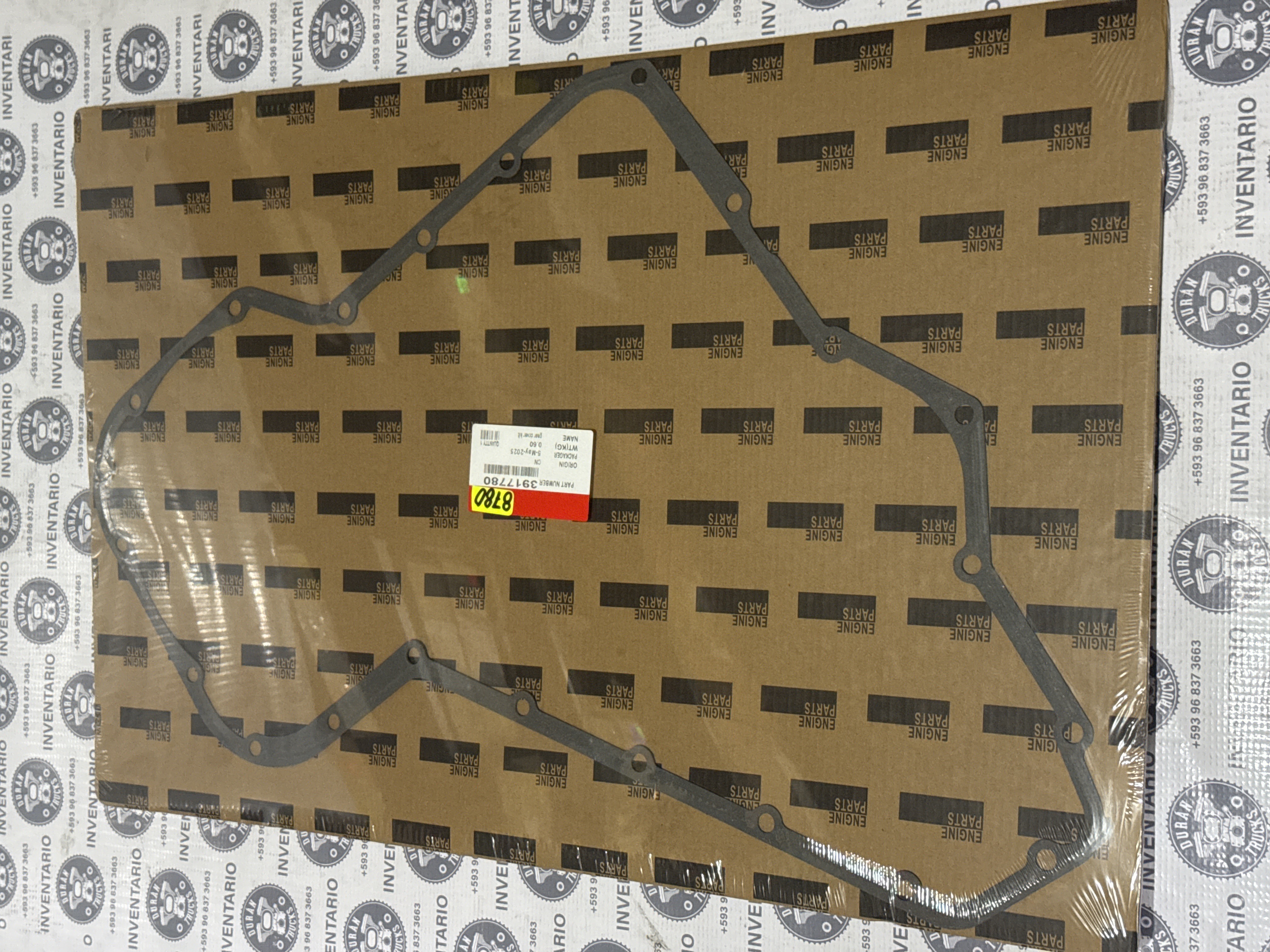 EMPAQUE DE TAPA DE DISTRIBUCION MOTOR CUMMINS  6CT 8.3