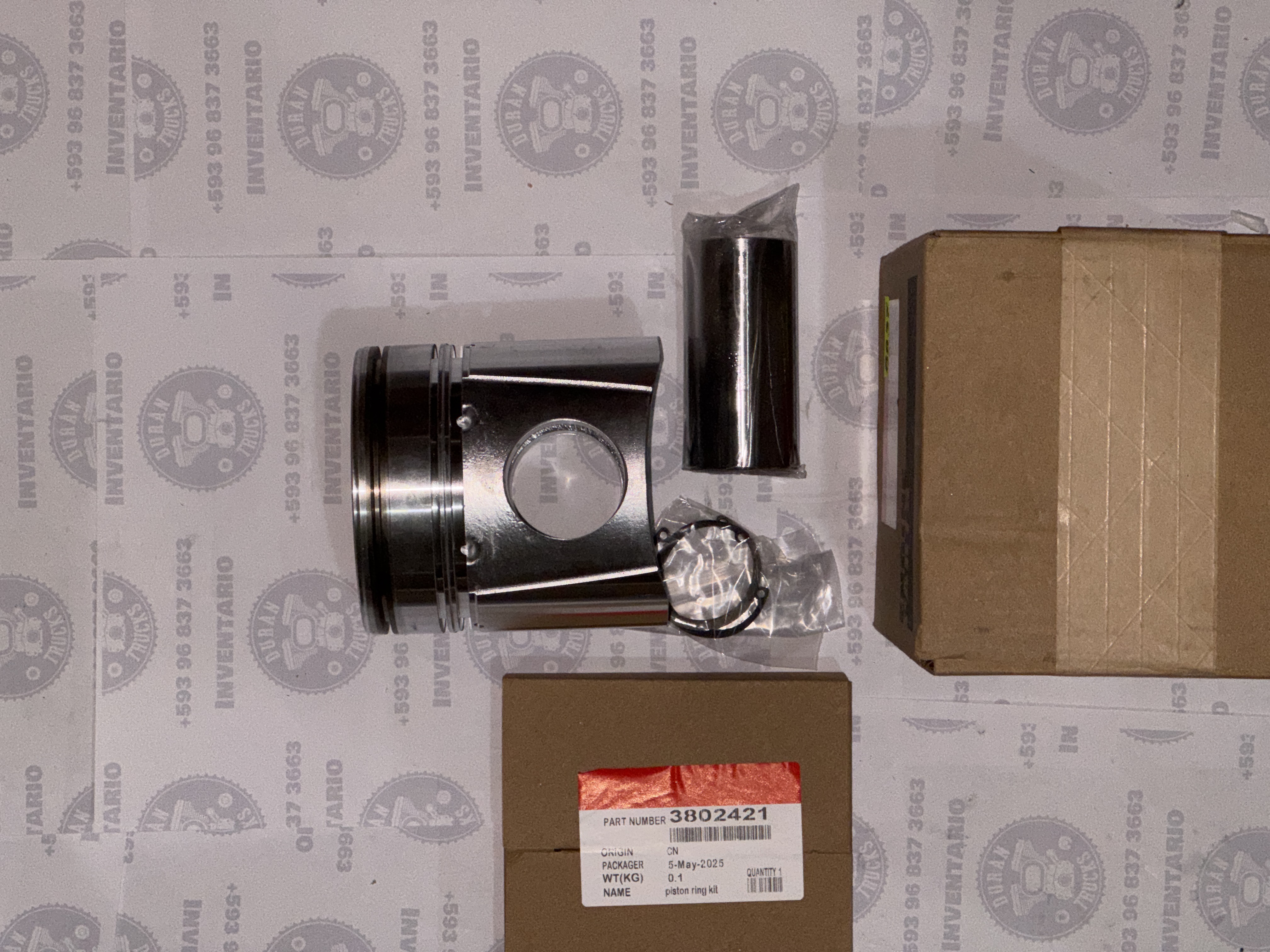 KIT DE PISTON MOTOR CUMMINS 4BT 6BT  - foto 2