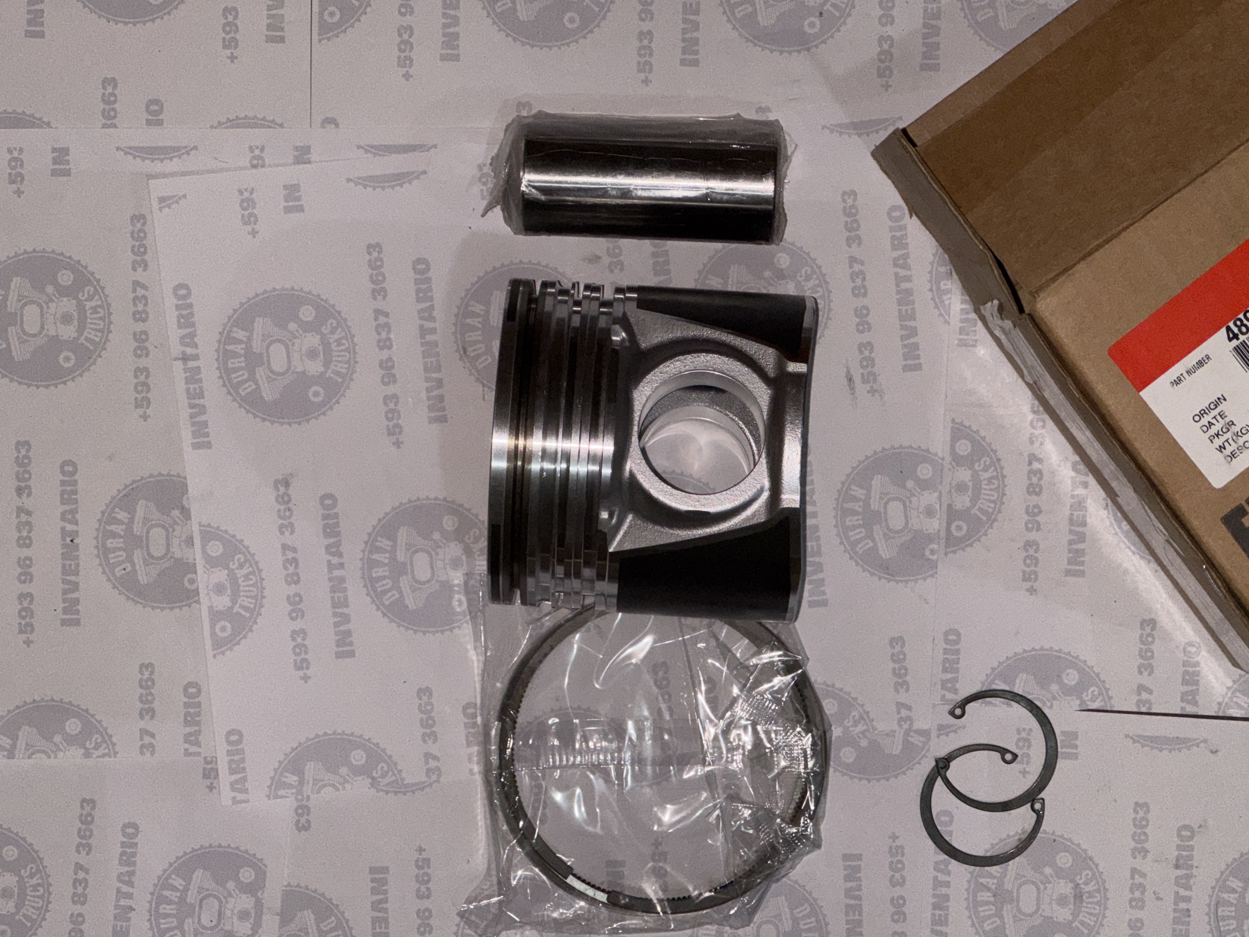 KIT DE PISTON MOTOR CUMMINS IVECO PARA MAQUINARIA NEW HOLLAD - foto 2