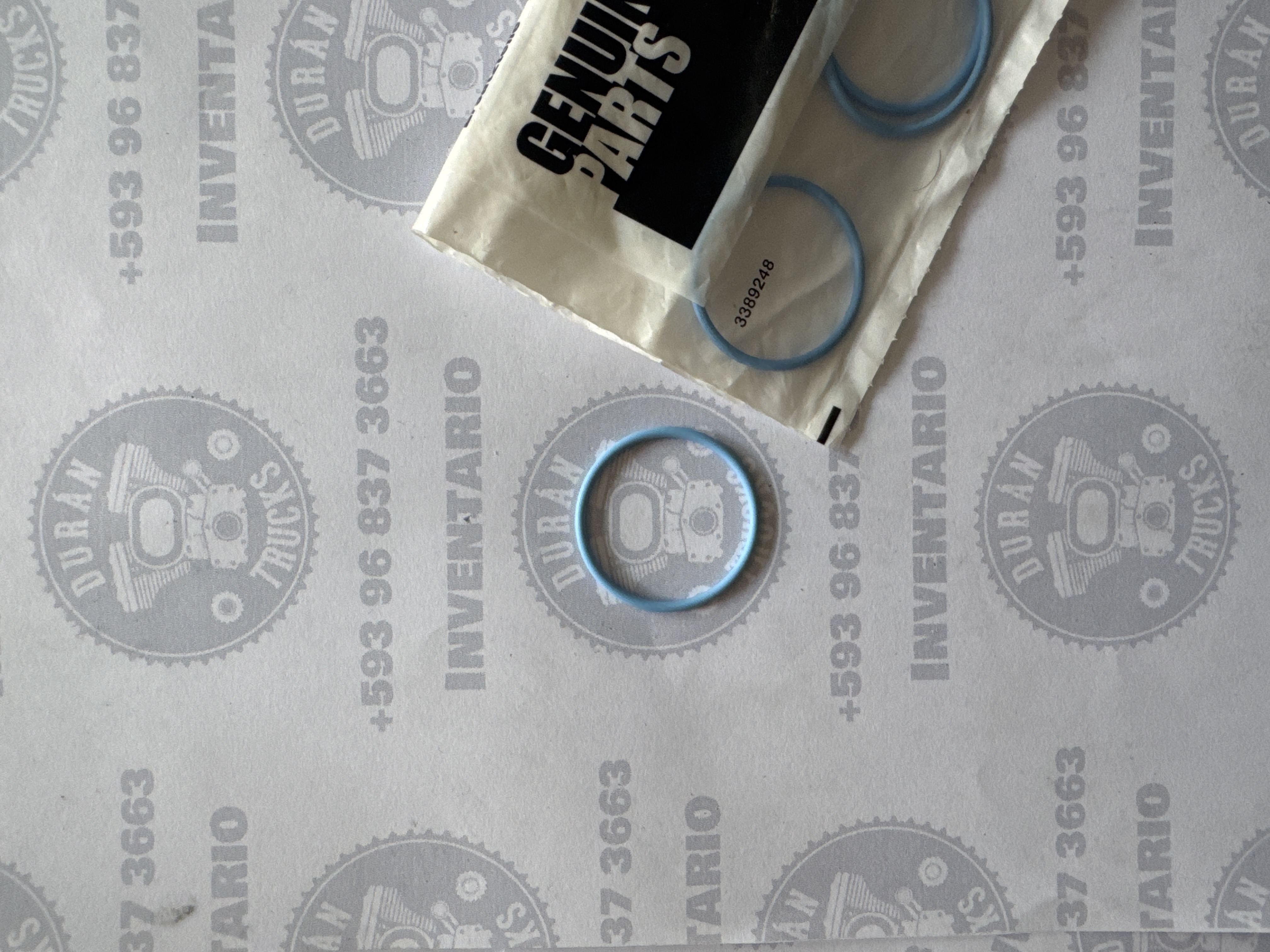 CAUCHOS INYECTOR CUMMINS N14E ISM AZUL