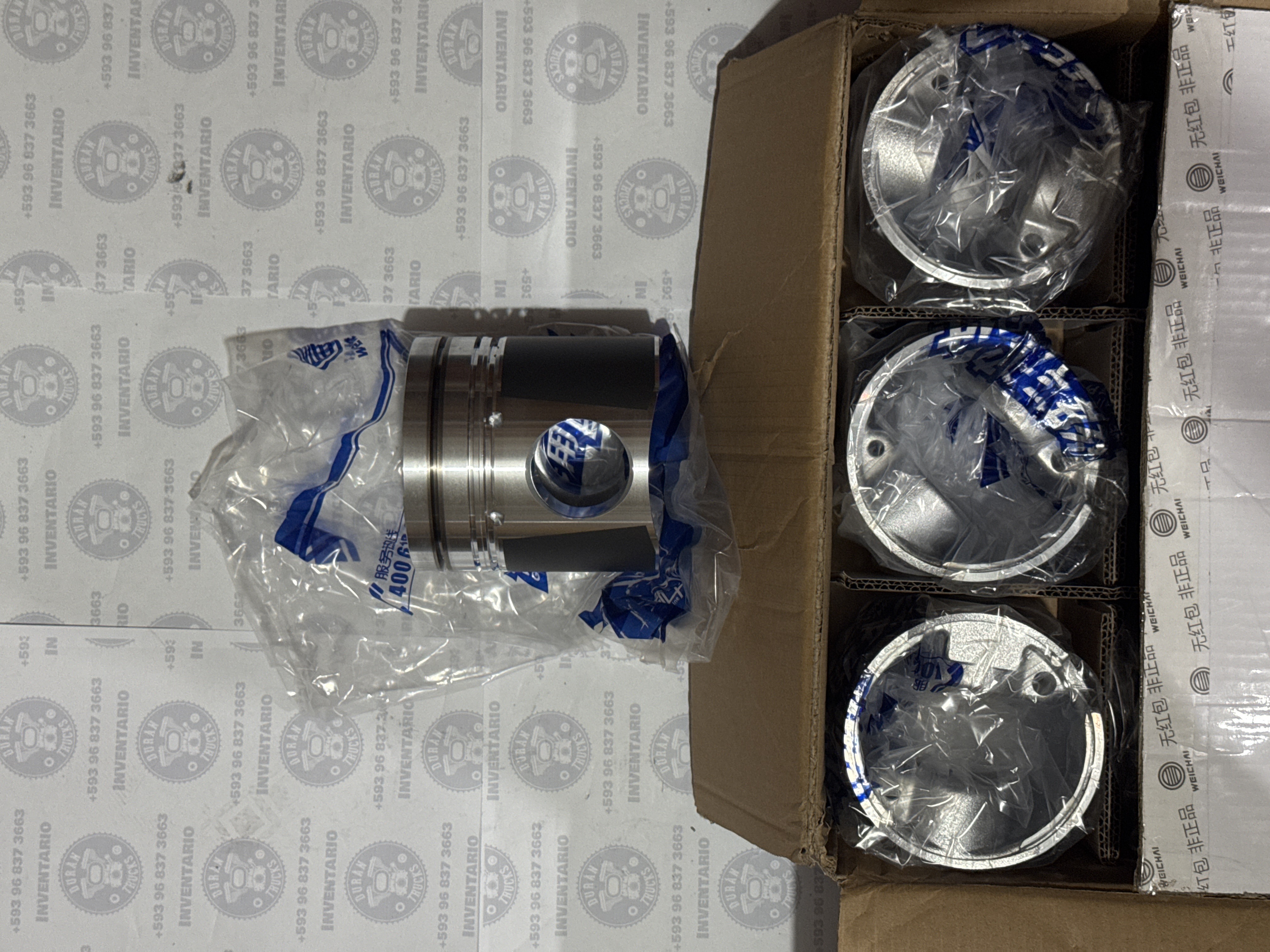 JGO DE PISTONES MOTOR WEICHAY 420