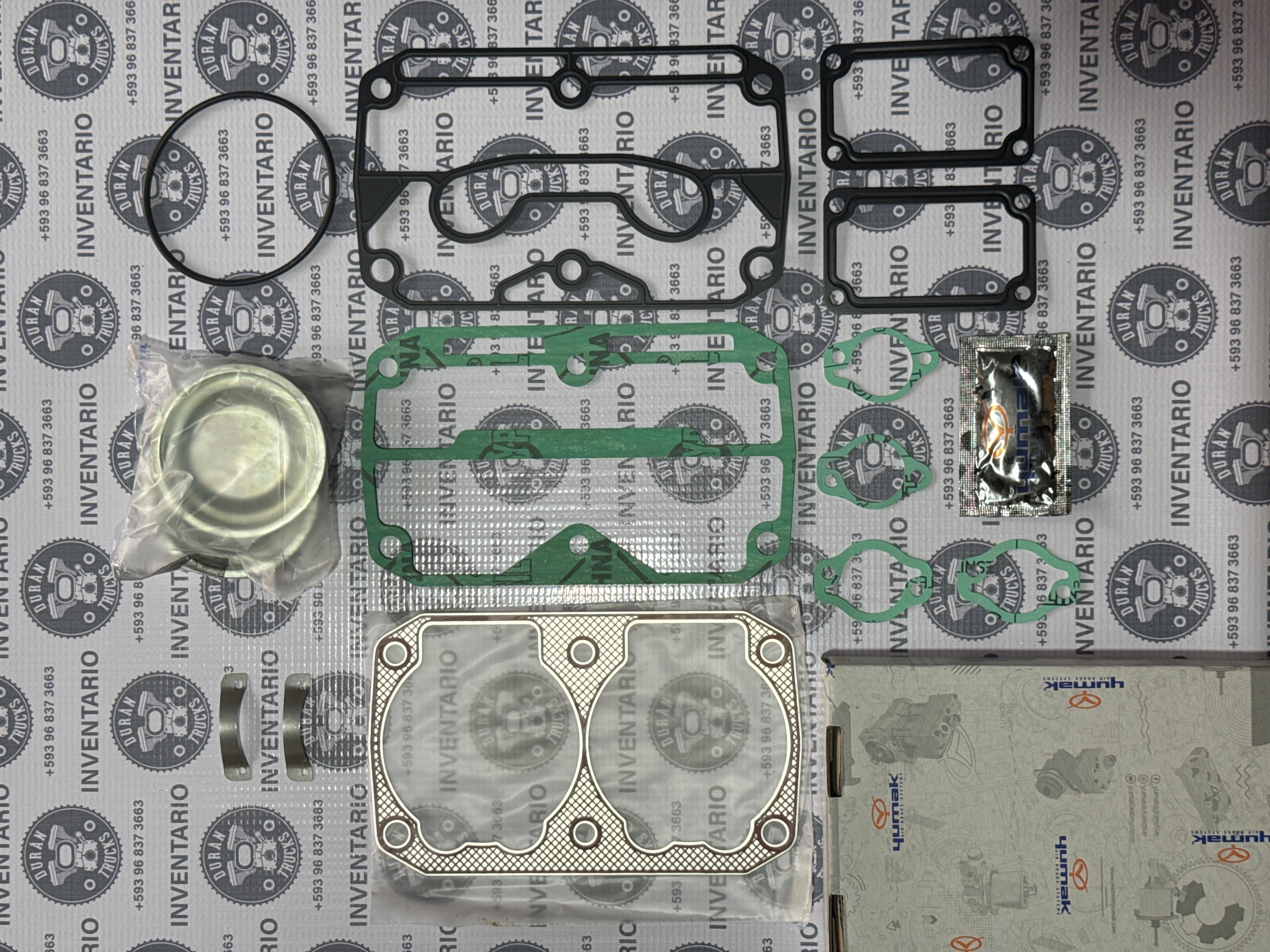 KIT DE EMPAQUES Y VALVULAS COMPRESOR IVECO STRALIS