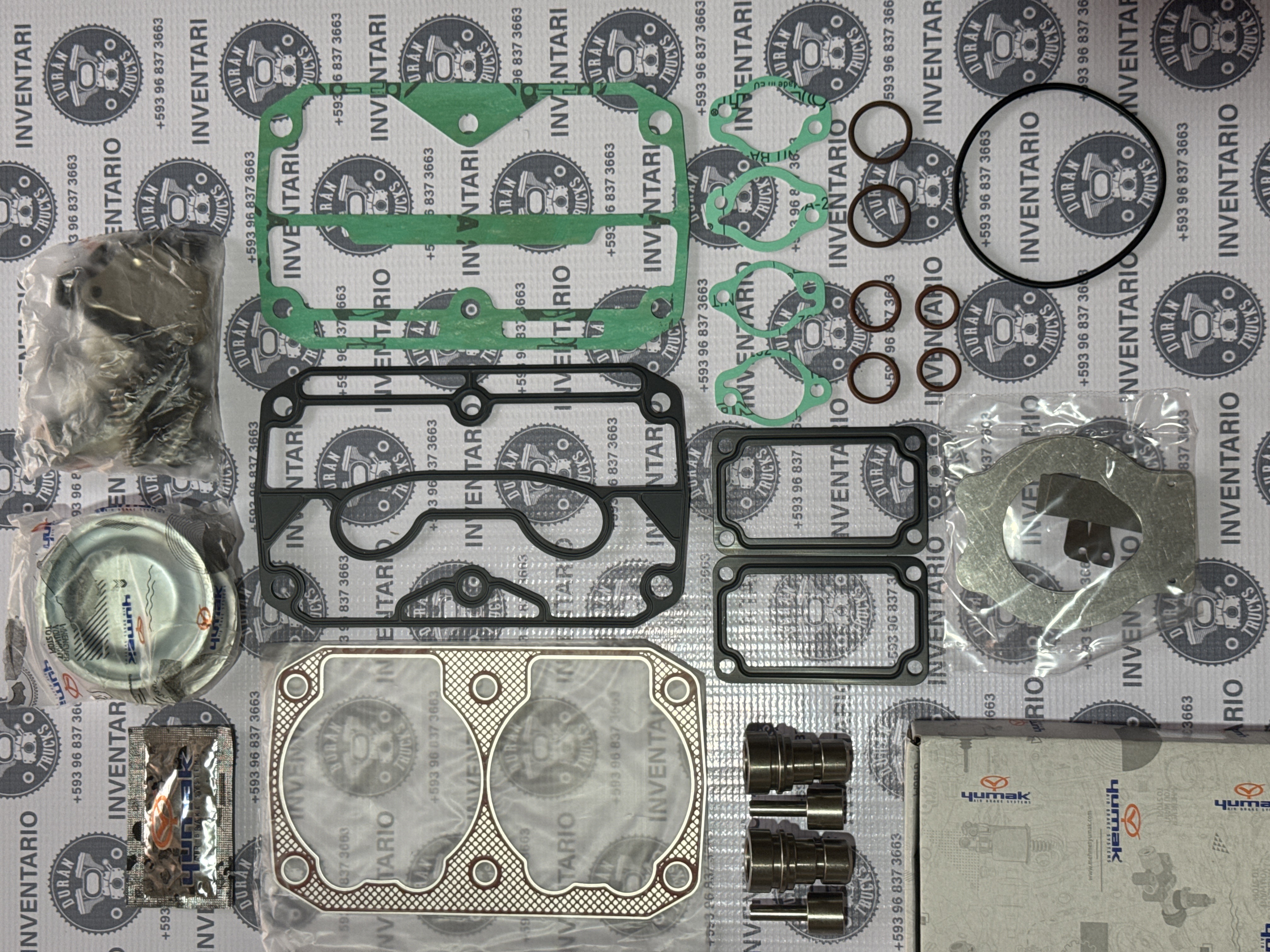 KIT DE EMPAQUES Y VALVULAS COMPRESOR IVECO STRALIS