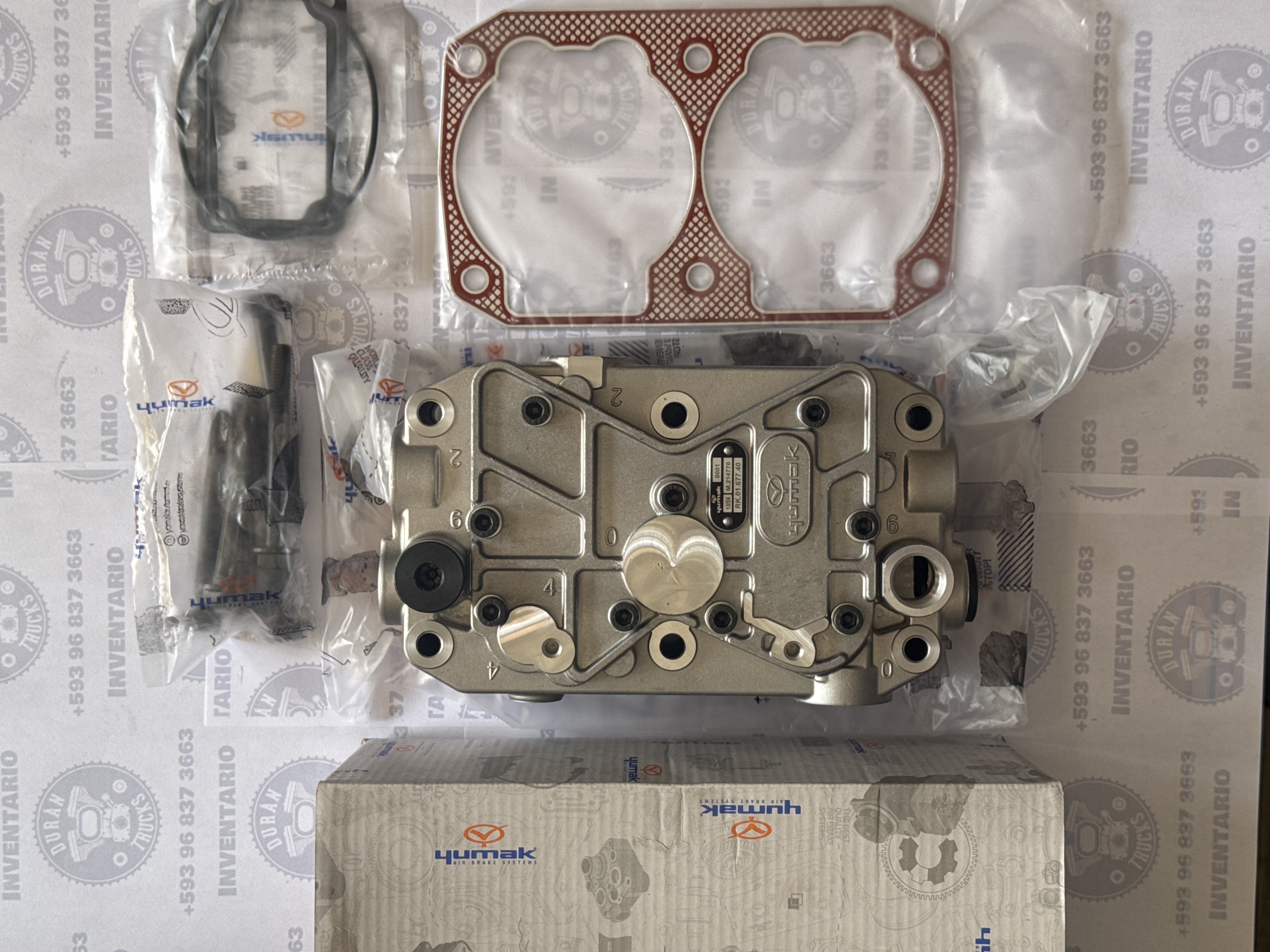 CABEZOTE DE COMPRESOR CUMMINS ISM DOBLE PISTON