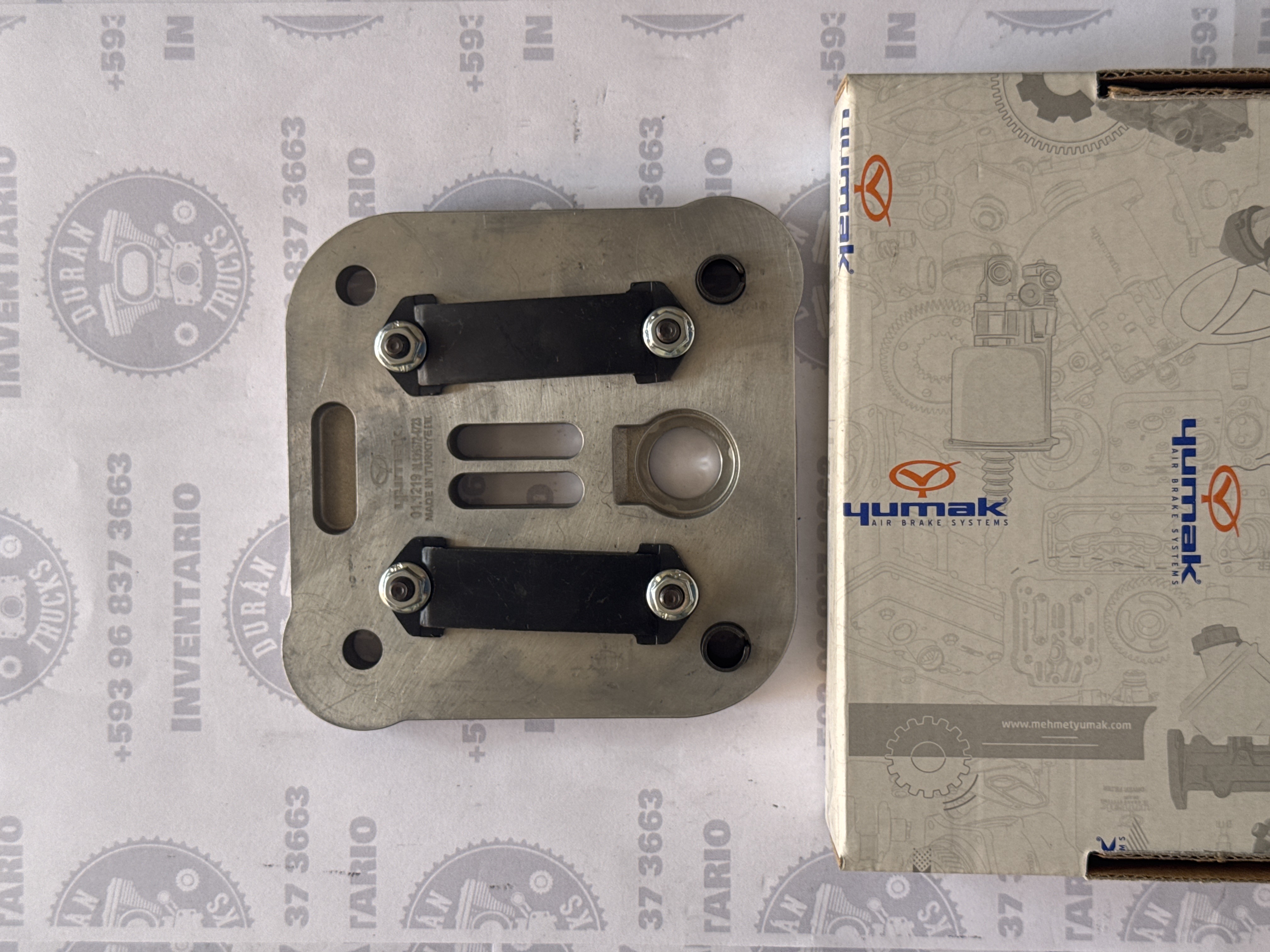 PLATINA CENTRAL DE COMPRESOR 80mm FORD CARGO 815