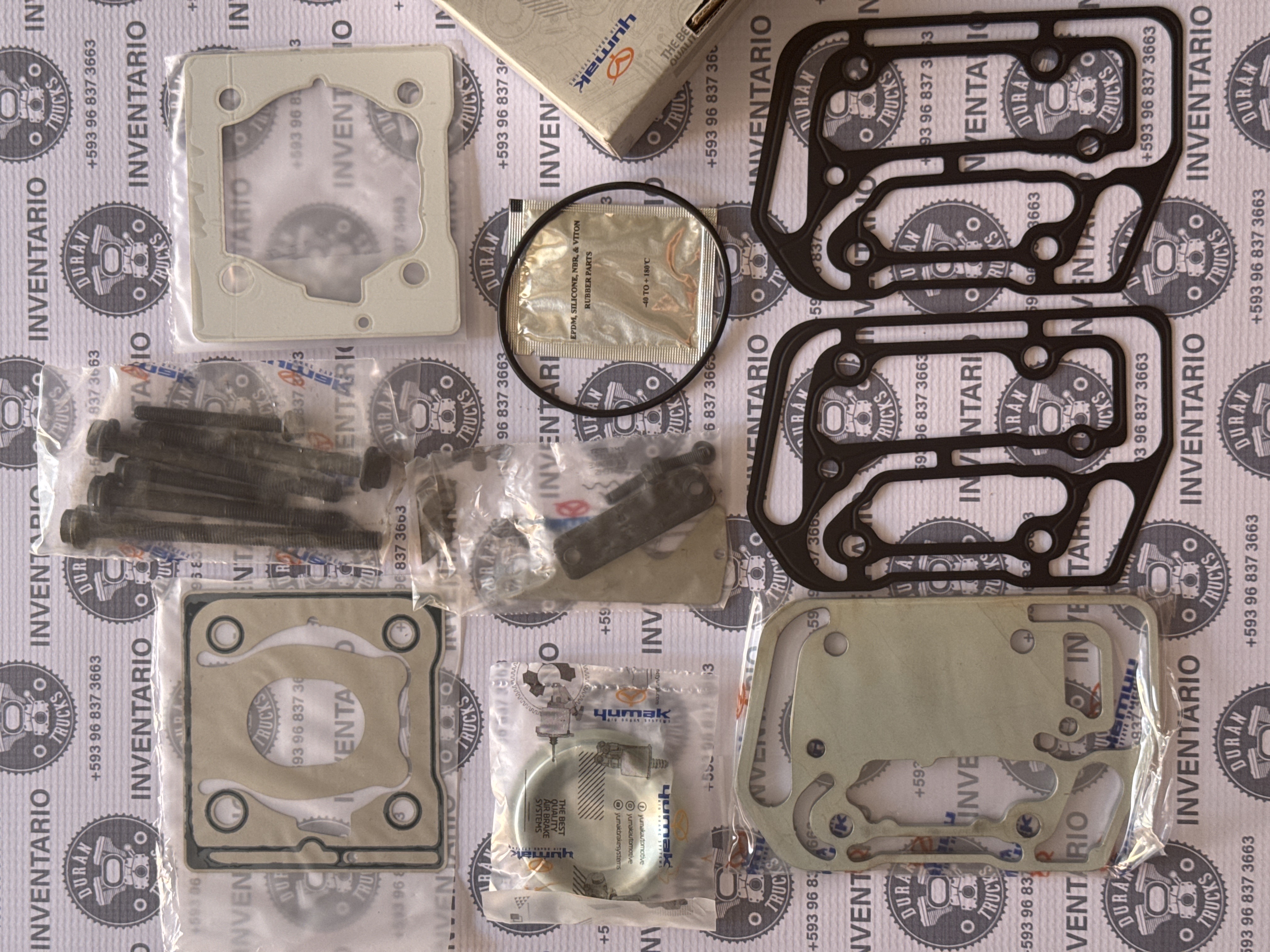 KIT DE EMPAQUES Y VALVULAS COMPRESOR 75mm CUMMINS ISB CATERPILLAR