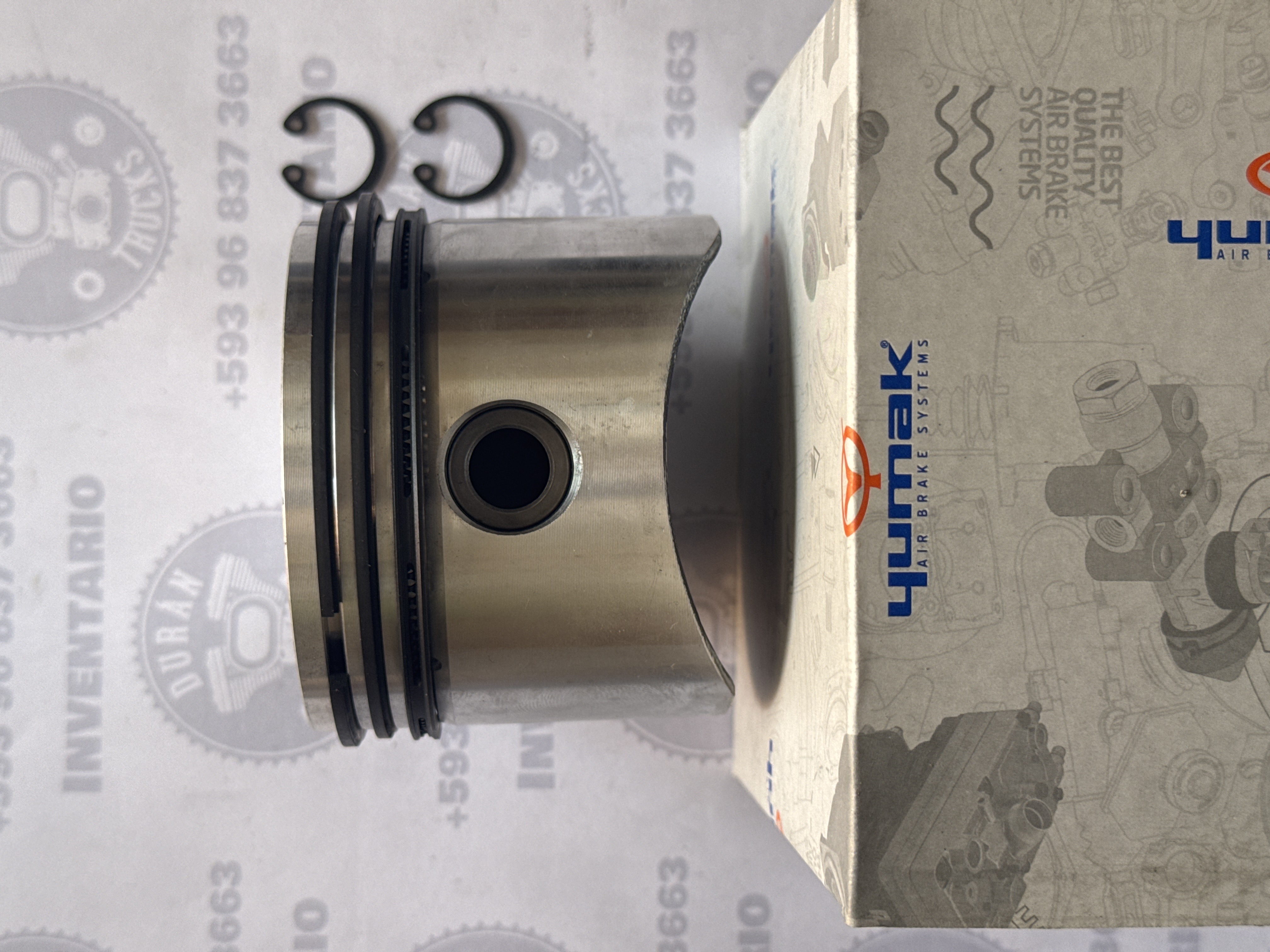 PISTON CON RINES 010 80mm CUMMINS ISB
