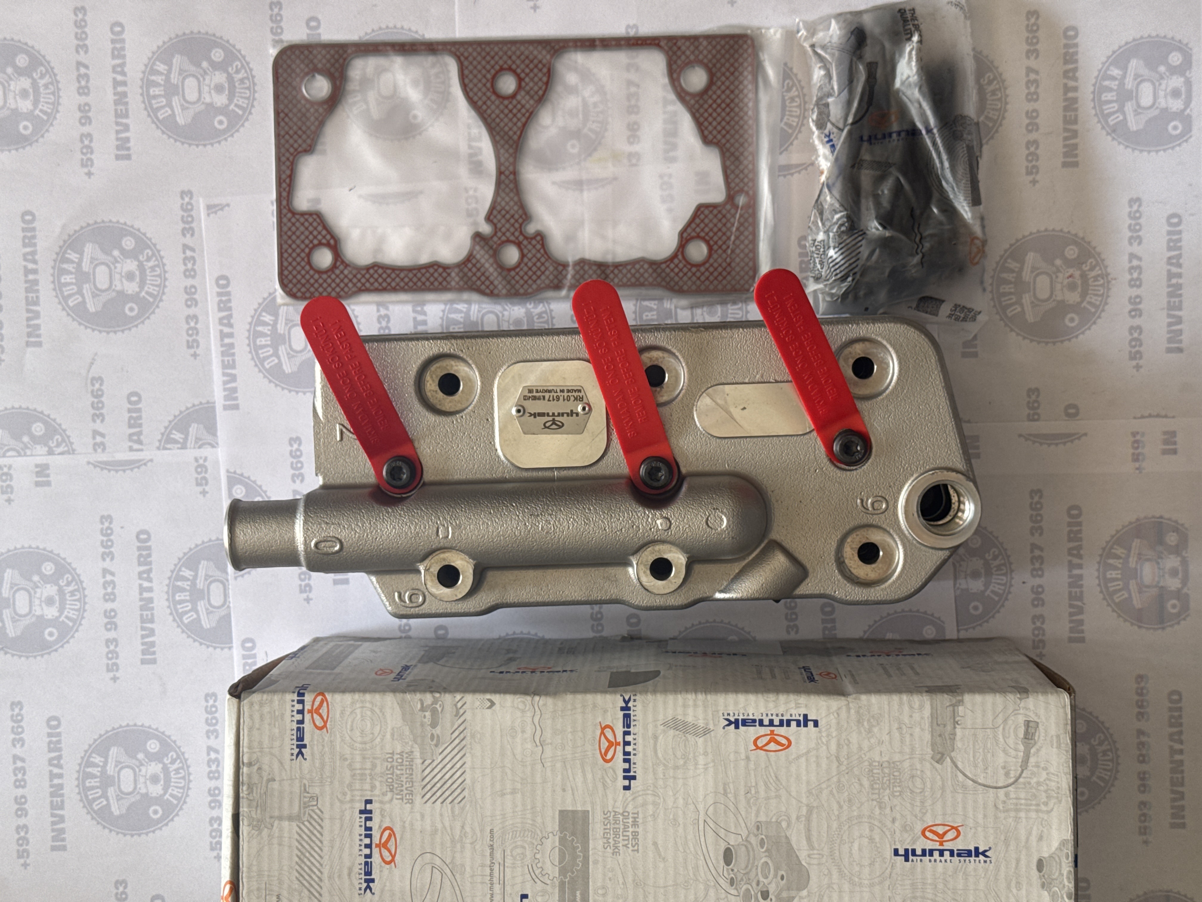 CABEZOTE DE COMPRESOR 75mm CUMMINS ISB DE DOS PISTONES