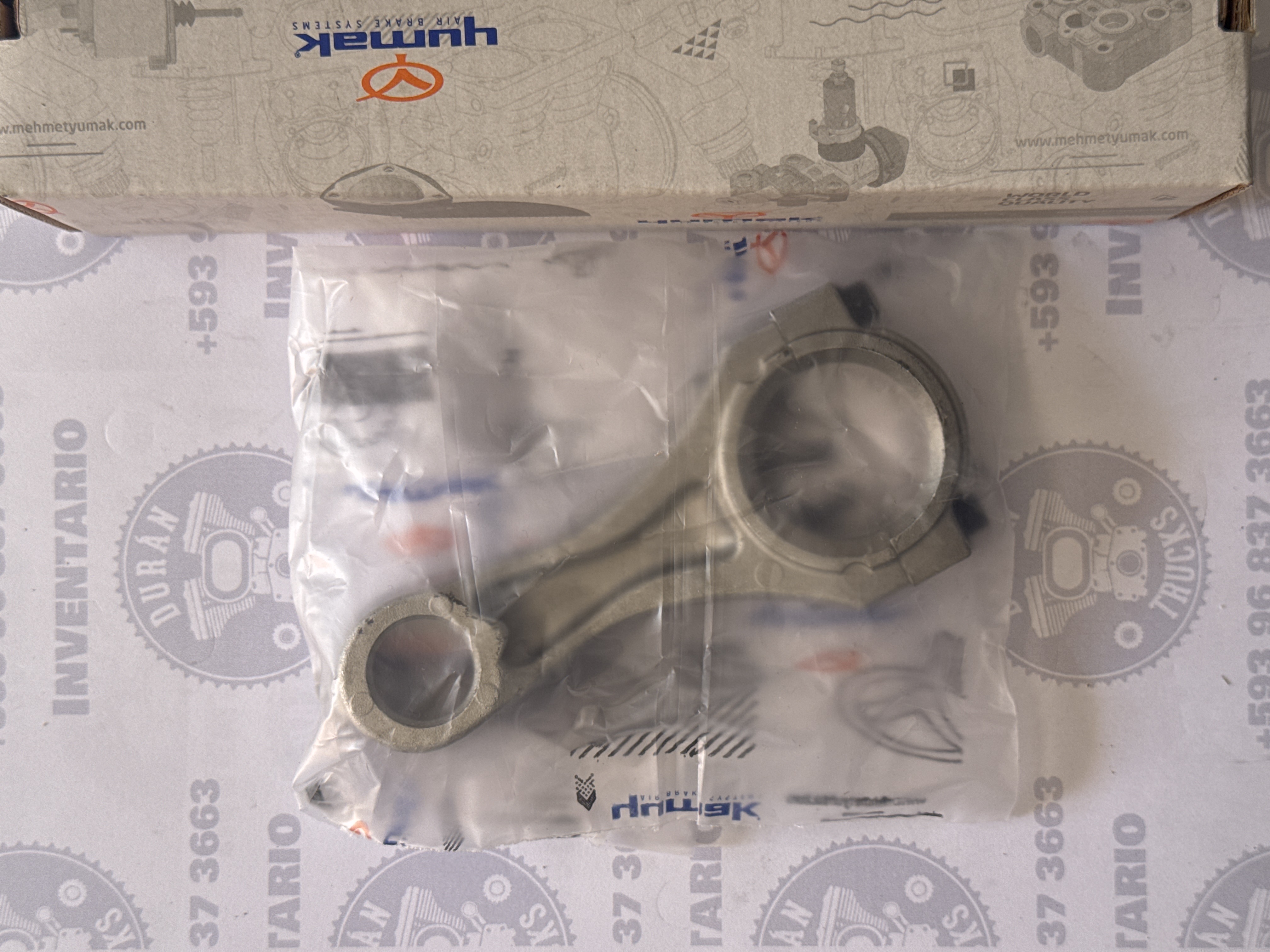 BRAZO DE BIELA COMPRESOR 80mm CUMMINS ISBE QSB 6.7 INTERNATIONAL MAXXFORSE VW 17-250 / 24-250