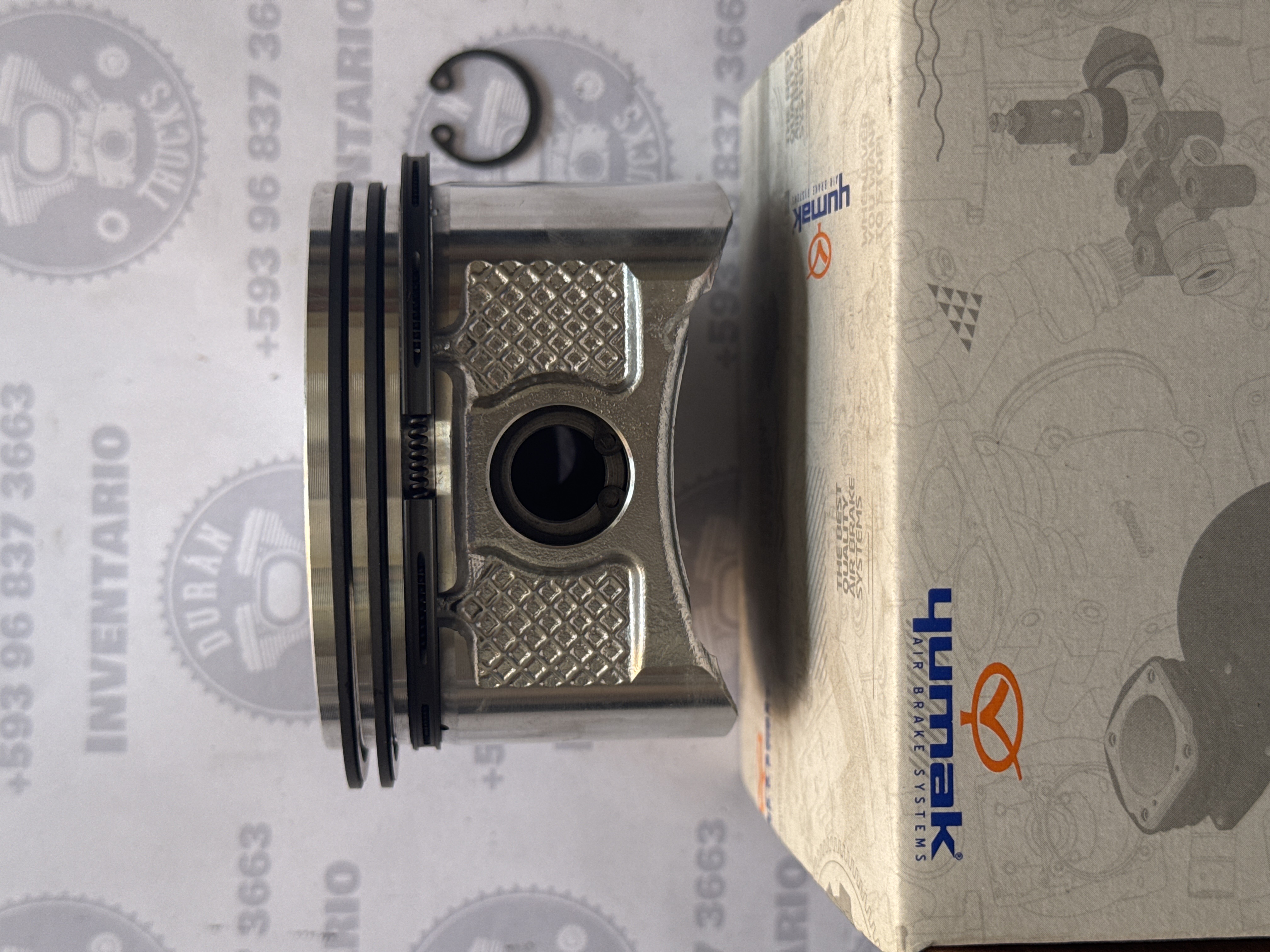 PISTON CON RINES STD 85mm COMPRESOR ISC ISL ISM N14E 6CT YUTONG DONGFENG