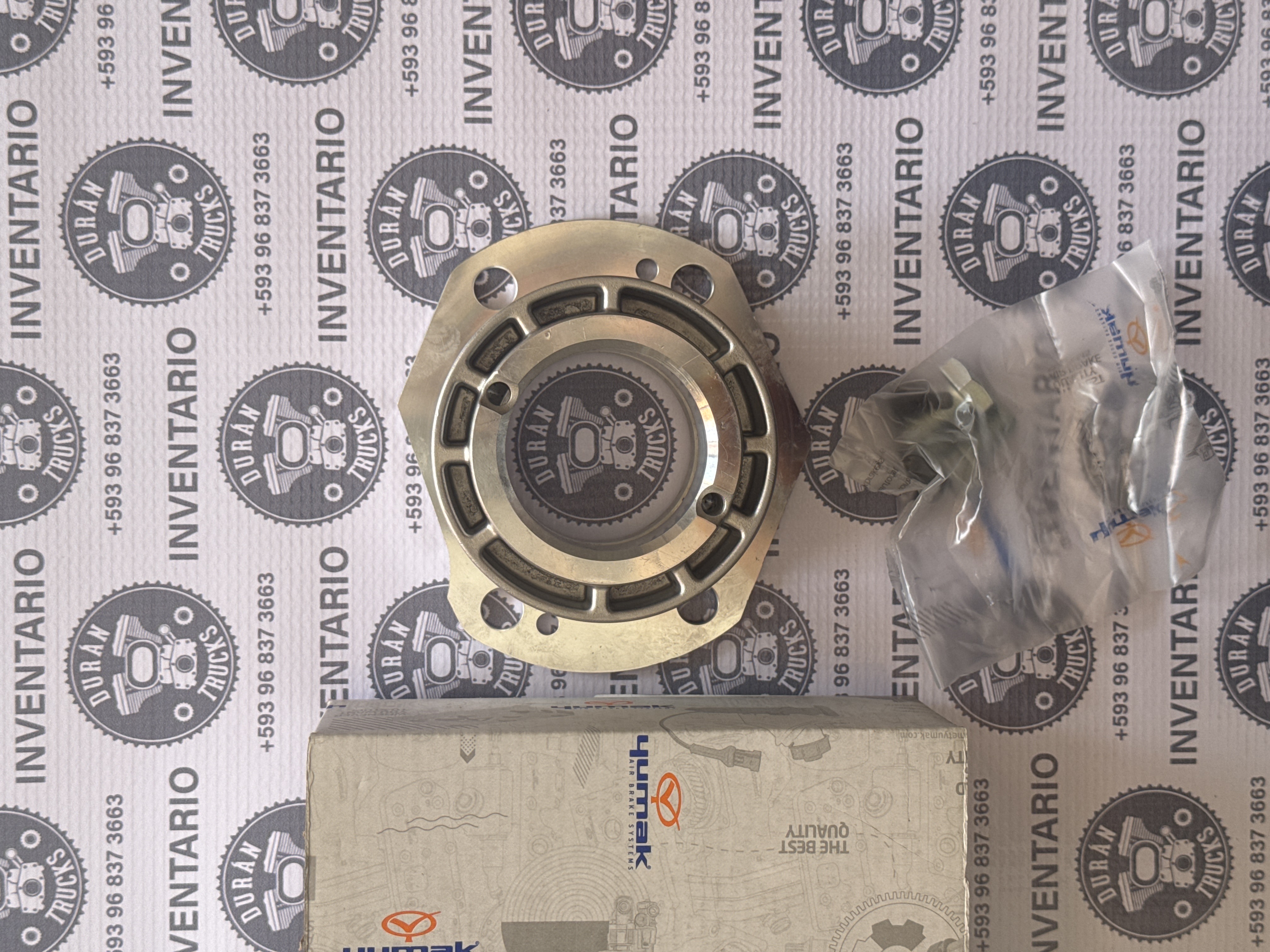 TAPA DE ALUMINIO POSTERIOR COMPRESOR 85mm 6BT - 6CT VW