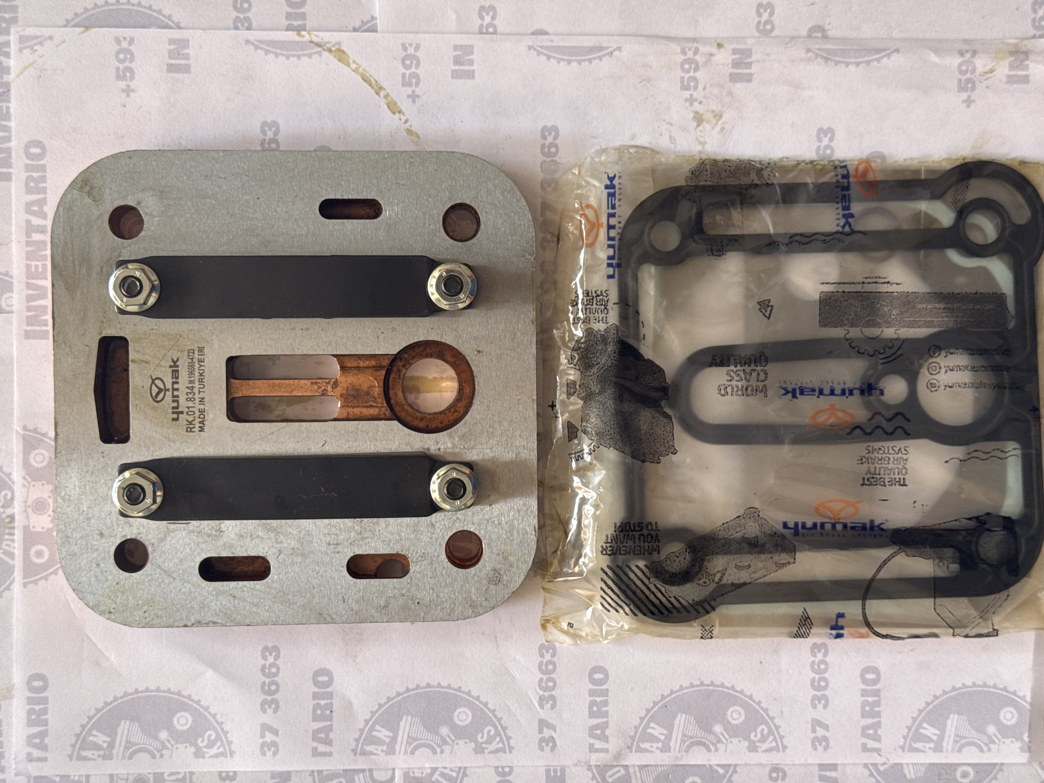 KIT DE PLATINA CENTRAL DE COMPRESOR 92mm VW 17-260 WORKER CONSTELATION INTERNATIONAL 