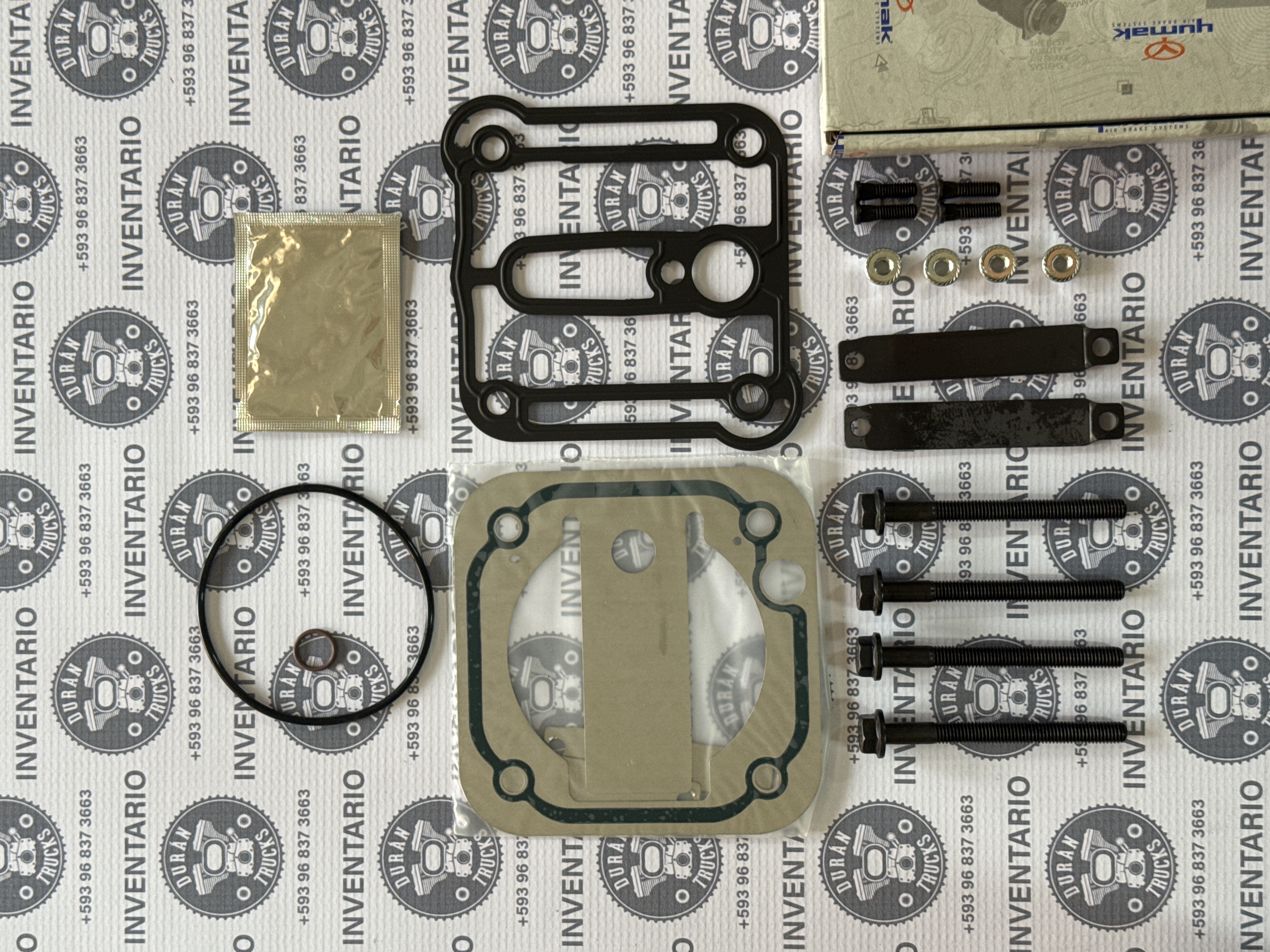 KIT DE EMPAQUES Y VALVULAS COMPRESOR 92mm VW WORKER CONSTELATION INTERNATIONAL - foto 2