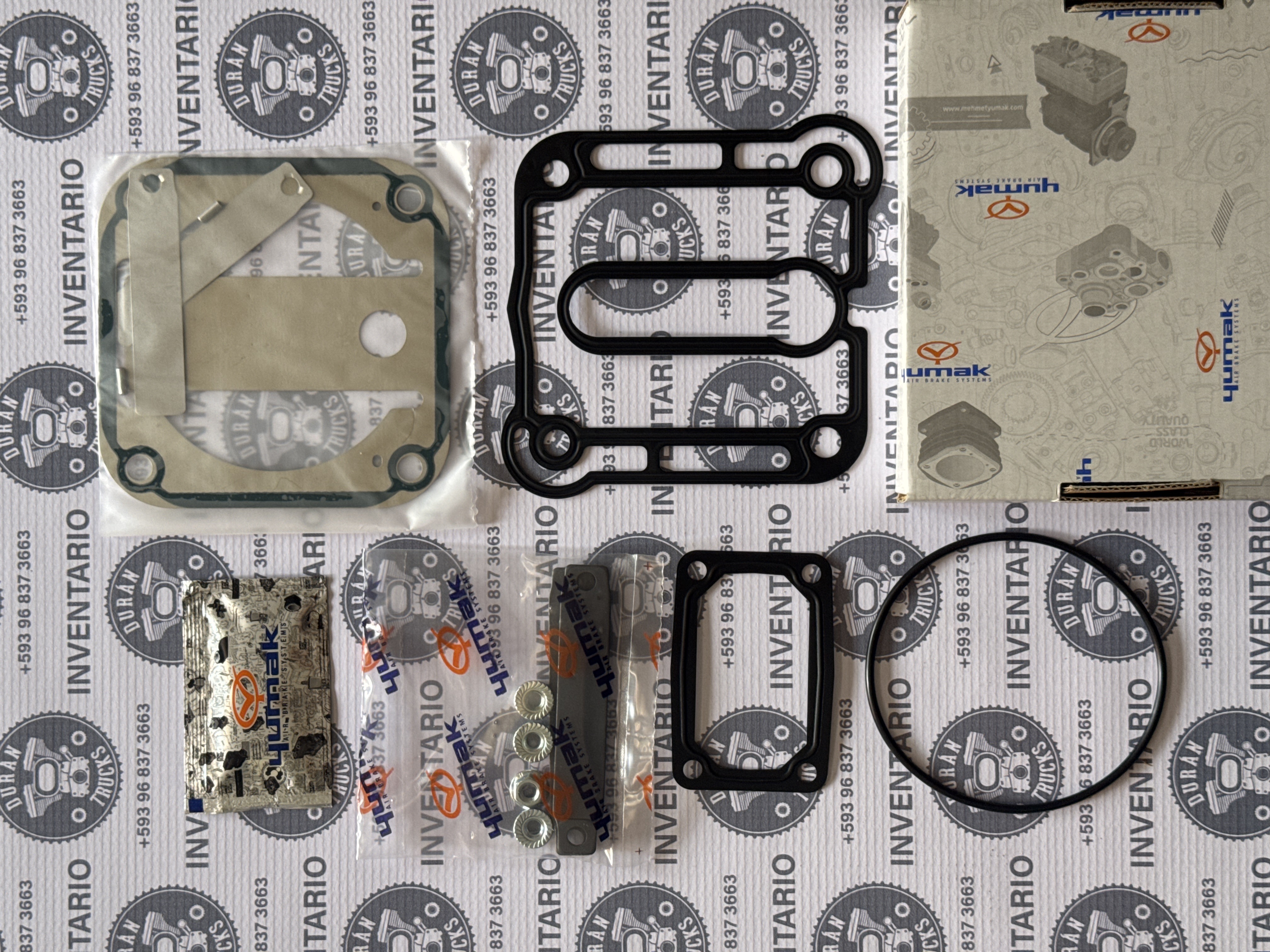 KIT DE EMPAQUES Y VALVULAS COMPRESOR 92mm INTERNATIONAL - foto 2