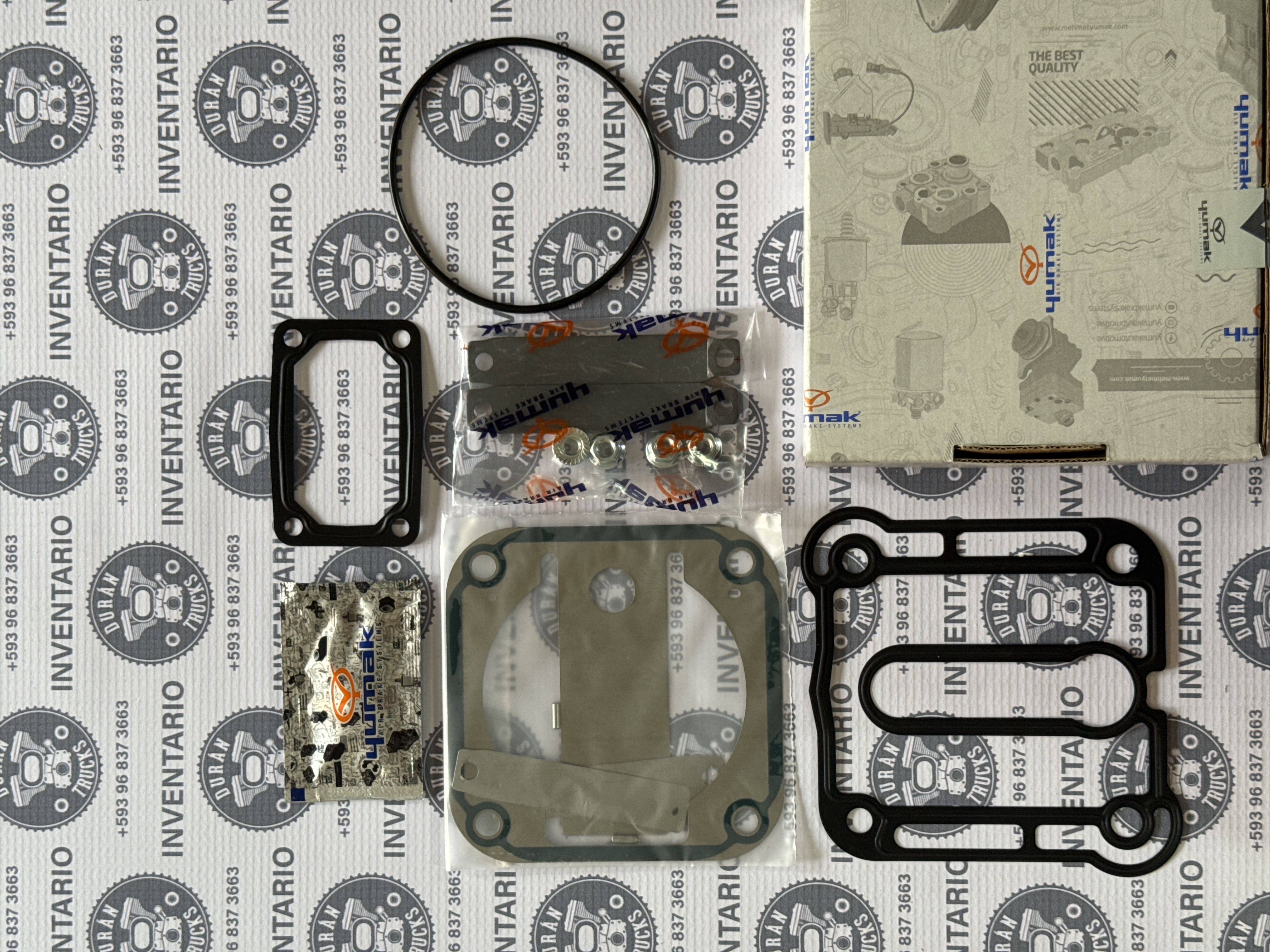 KIT DE EMPAQUES Y VALVULAS COMPRESOR 92mm INTERNATIONAL