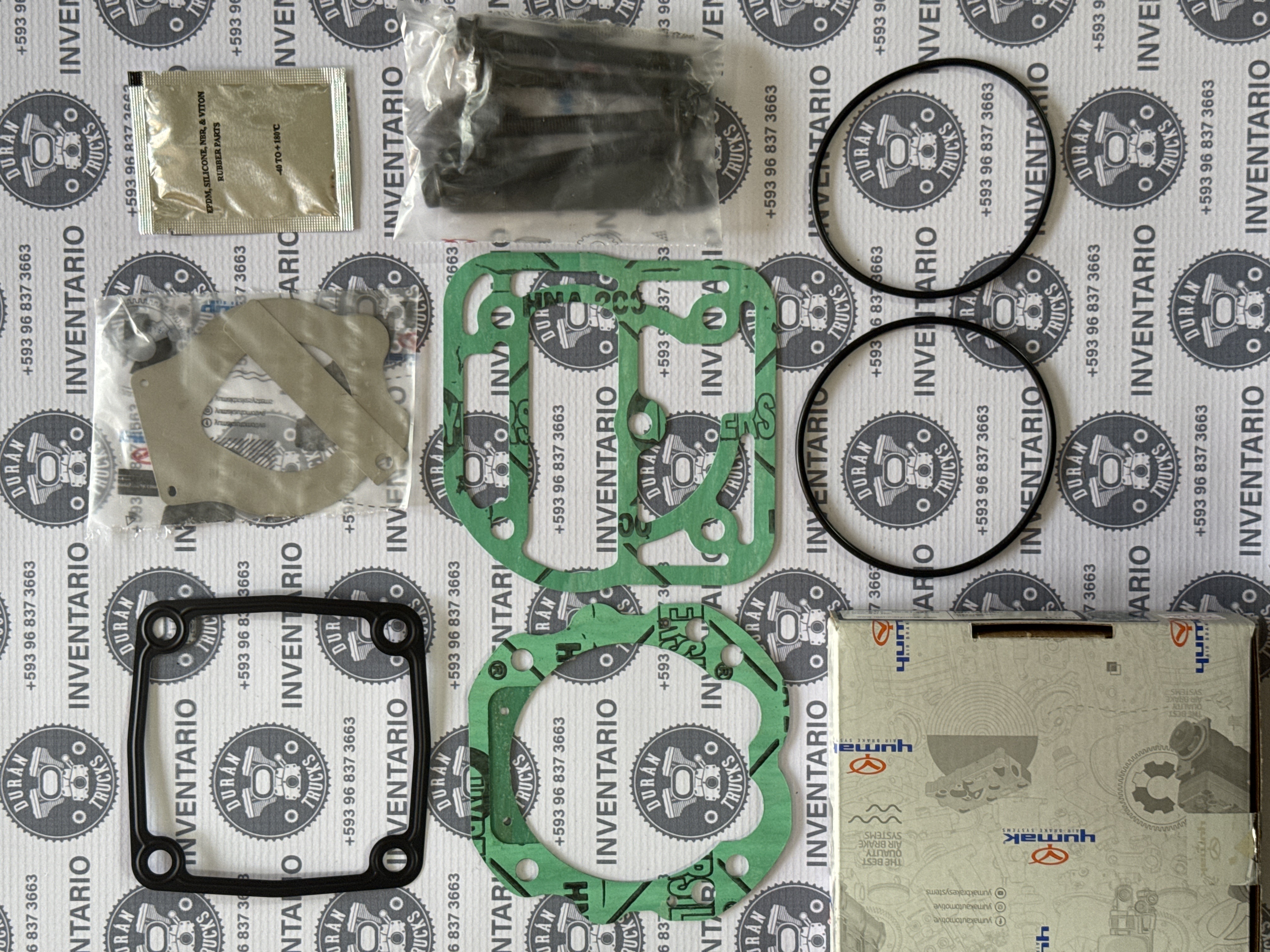 KIT DE EMPAQUES Y VALVULAS COMPRESOR 88mm VW 13-180 / 15-180 / 17-300 / 17-210