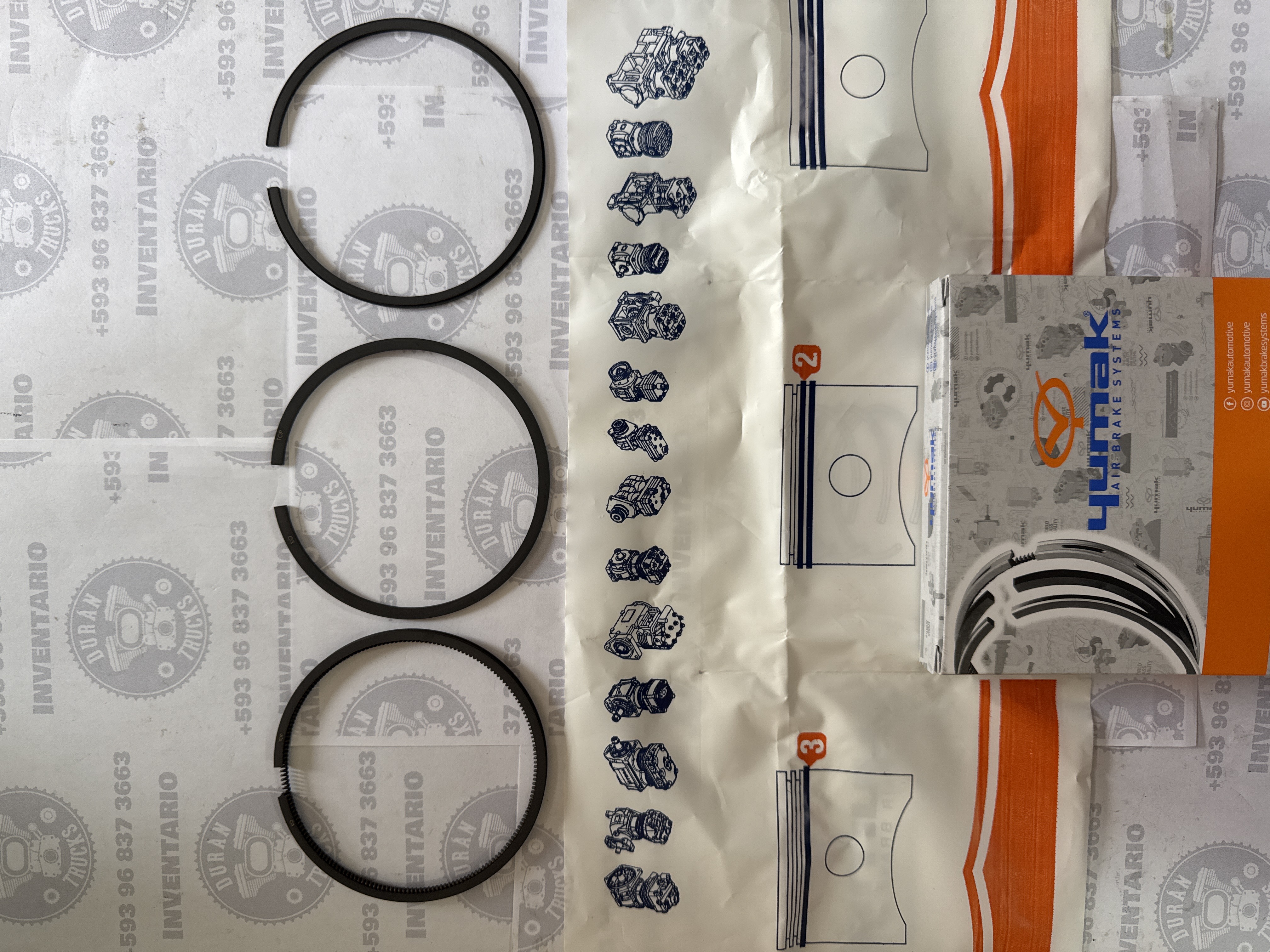RINES DE COMPRESOR +10 85mm 2X2X4 ISX ISM ISC ISL 6CT