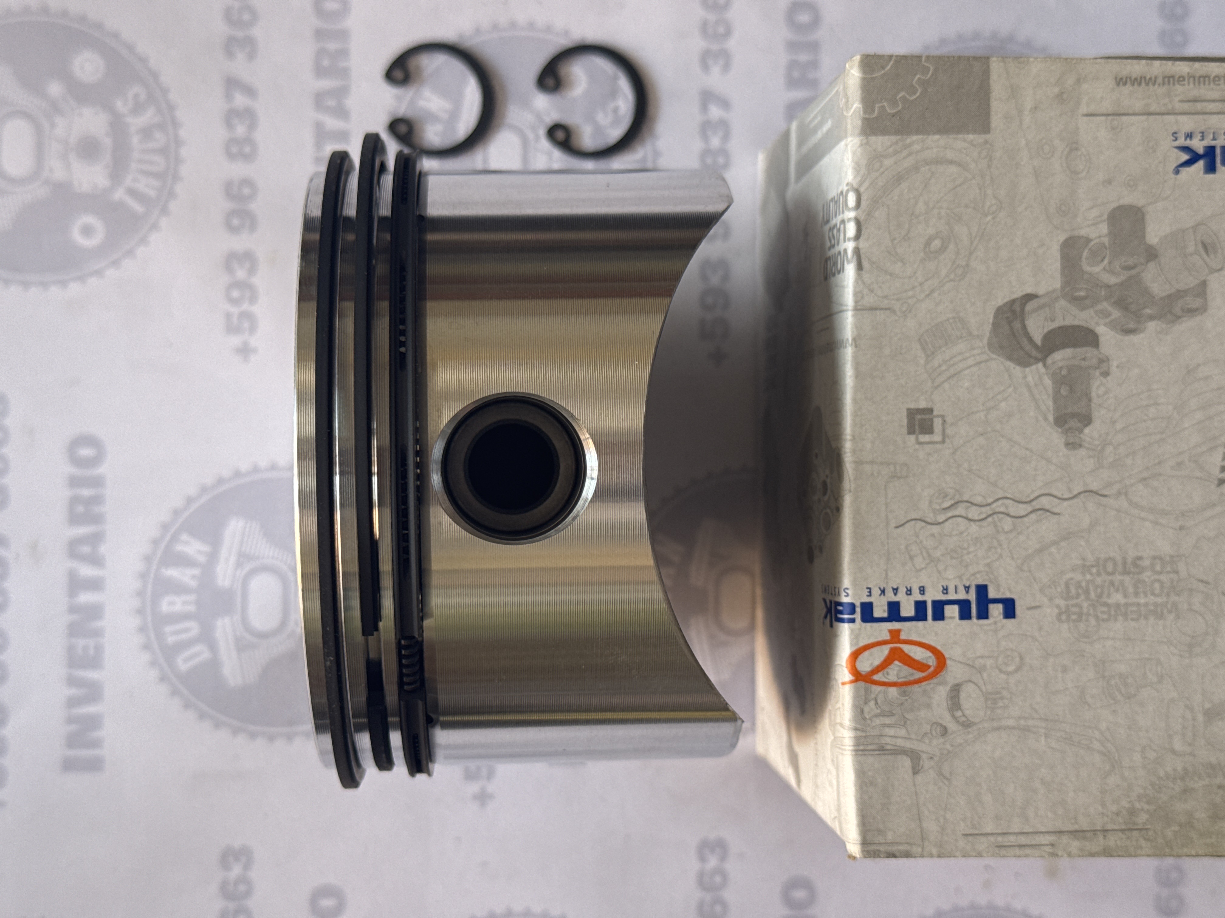 PISTON CON RINES STD 86mm COMPRESOR IVECO STRALIS VW