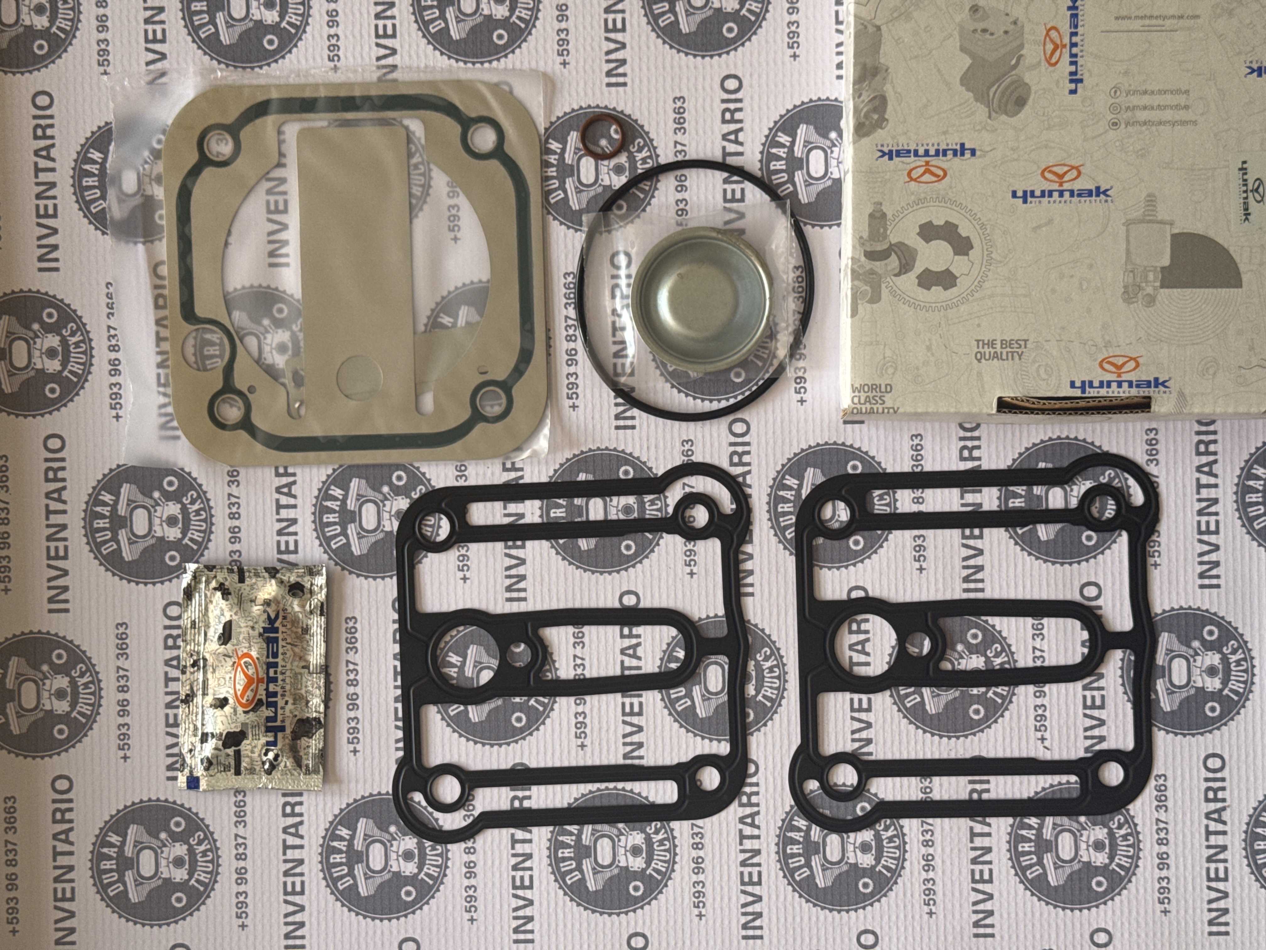 KIT DE EMPAQUES Y VALVULAS COMPRESOR 92mm INTERNATIONAL