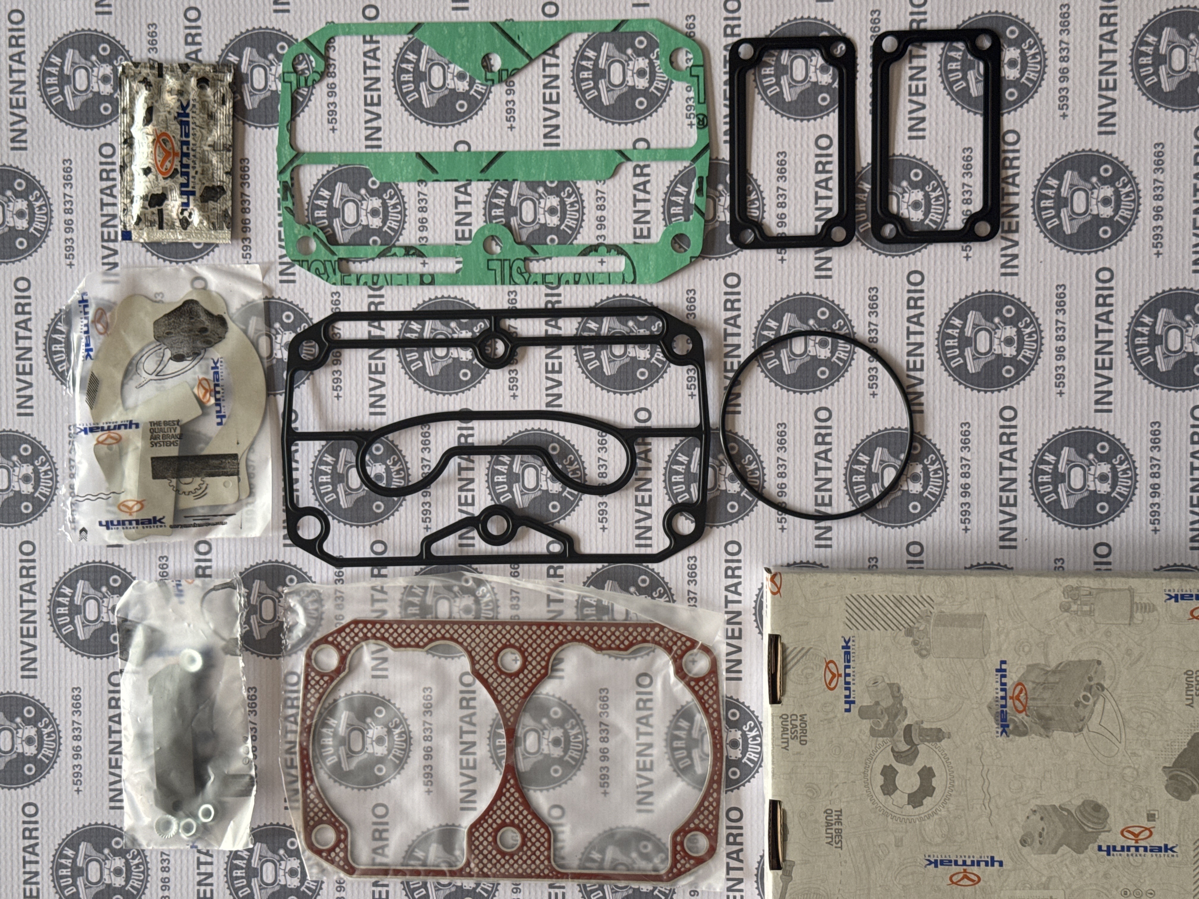 KIT DE EMPAQUES Y VALVULAS COMPRESOR IVECO STRALIS