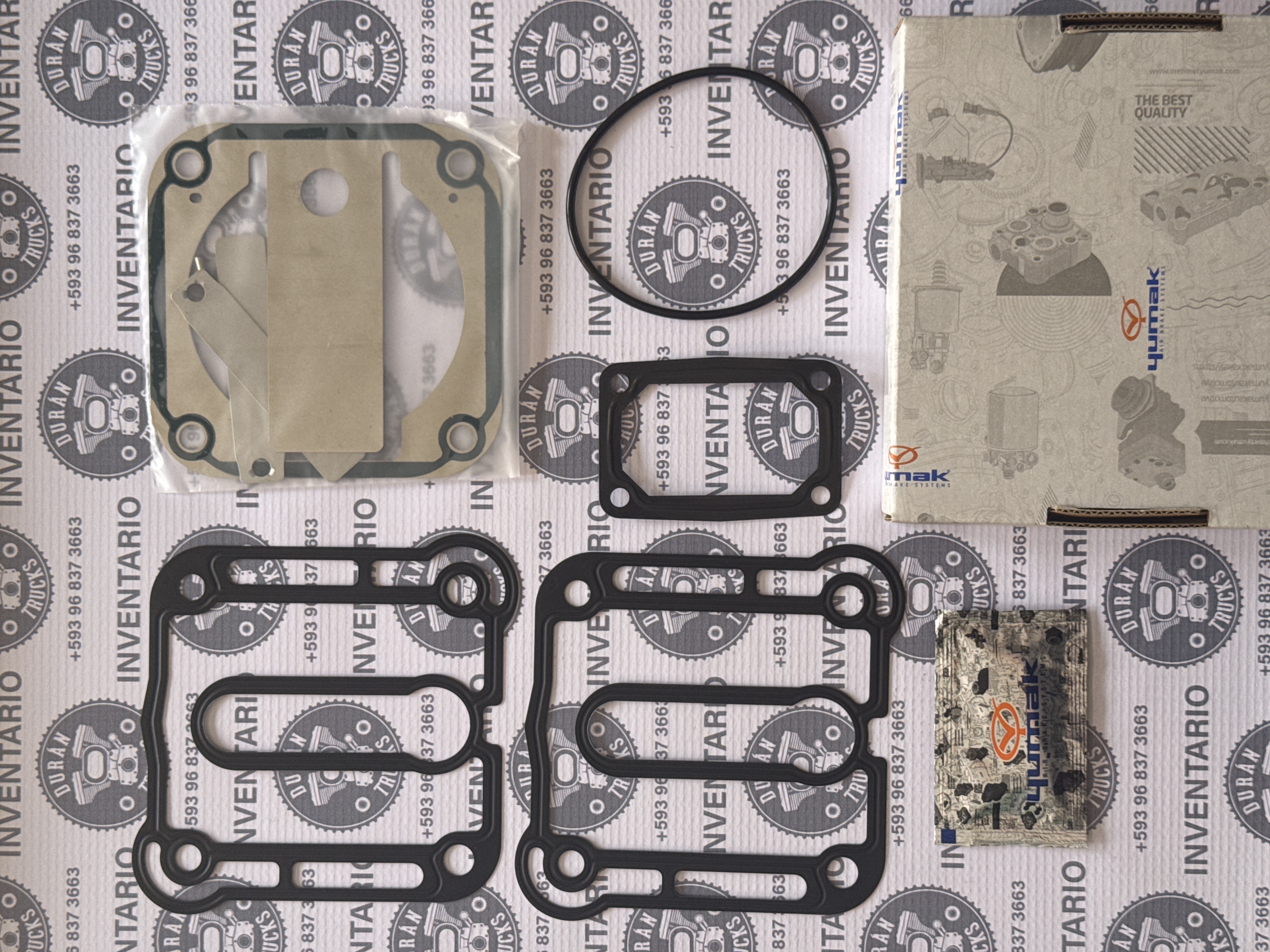 KIT DE EMPAQUES Y VALVULAS COMPRESOR 92mm INTERNATIONAL