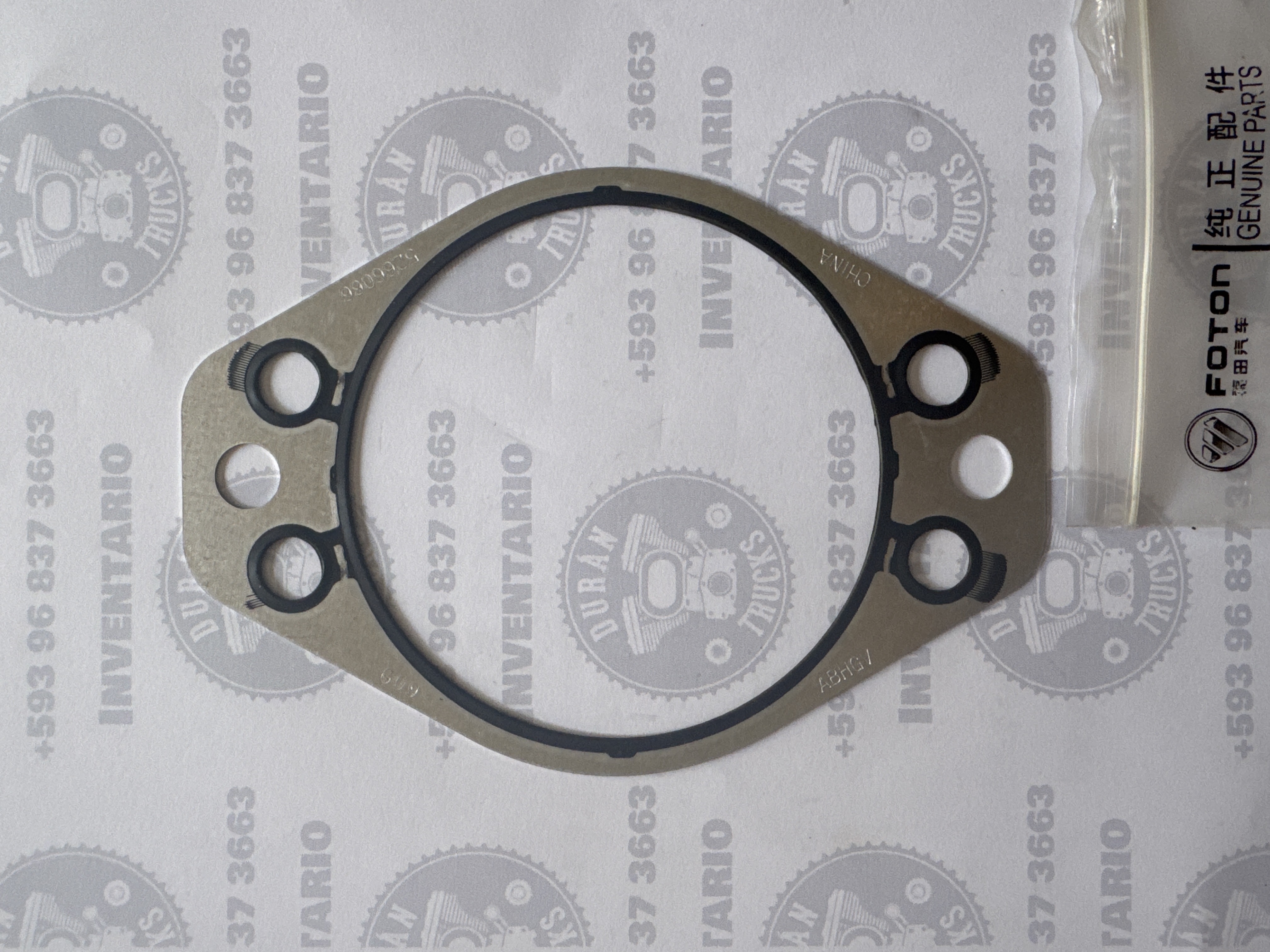 EMPAQUE DE RETORNO DEL TURBO MOTOR CUMMINS ISF